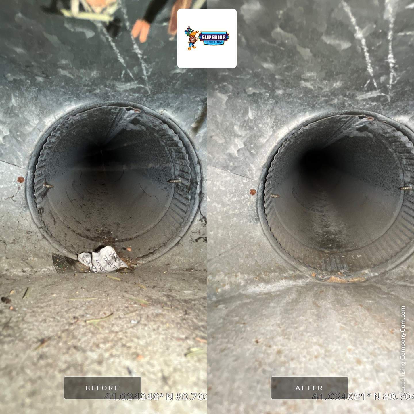 Air Duct Cleaning With a Vacuum Truck in Youngstown, OH by Superior Air Duct Cleaning