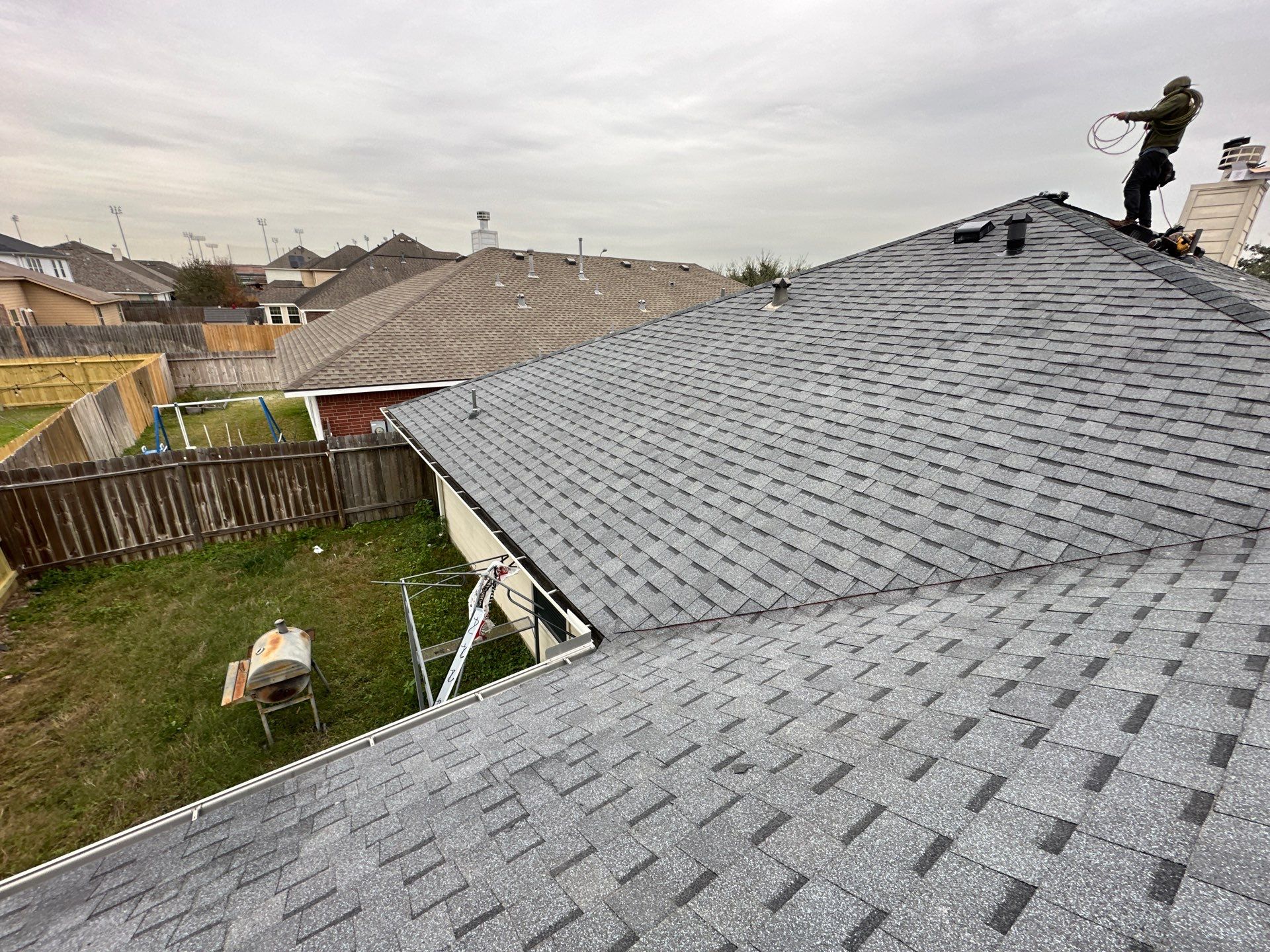 Project in Houston by Motion Roofing