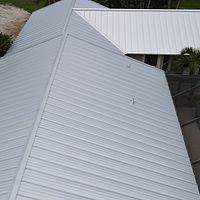 24ga 1.5" Mechanical Seam Mill Finish by Total Roofing System The Metal Roof Experts