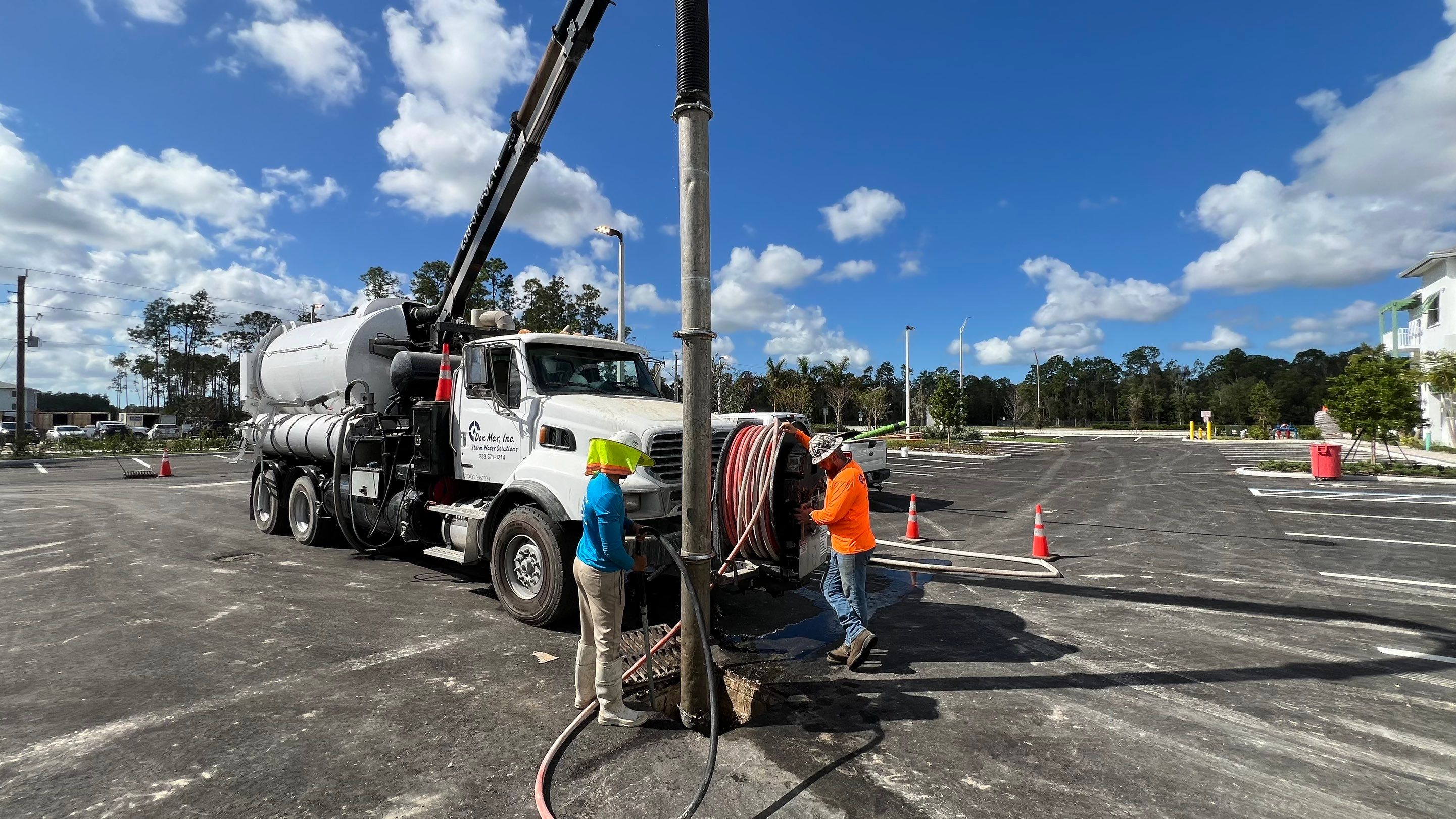 New Construction Condo Community Stormwater System Maintenance by Don Mar, Inc. Storm Water Solutions