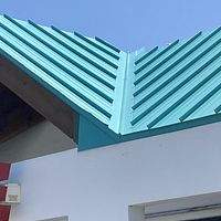 24ga 1.5" Snap-Lock Island Blue  by Total Roofing System The Metal Roof Experts