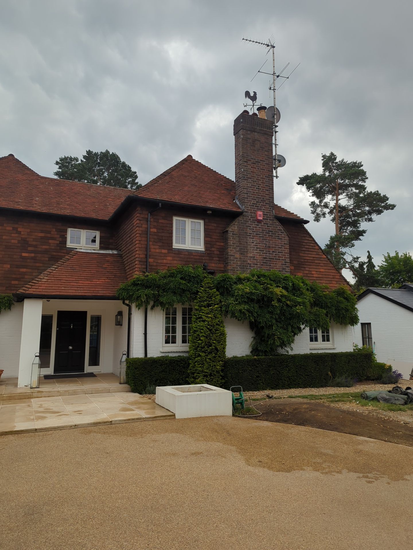 Roof Clean - Biocide Treatment using Honda 15lpm Low Pressure Washing Machine by Ges Exterior Cleaning ltd