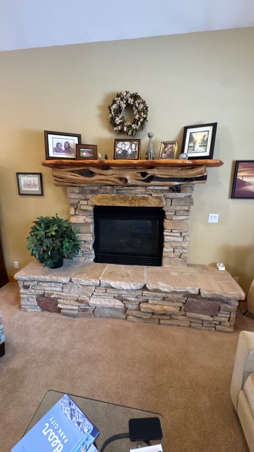 Fireplace Project in Park City by Rudd Builders LLC