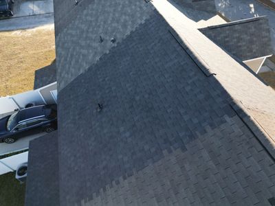 Residential Roofing Installation using Atlas Pinnacle Pristine Black Shadow