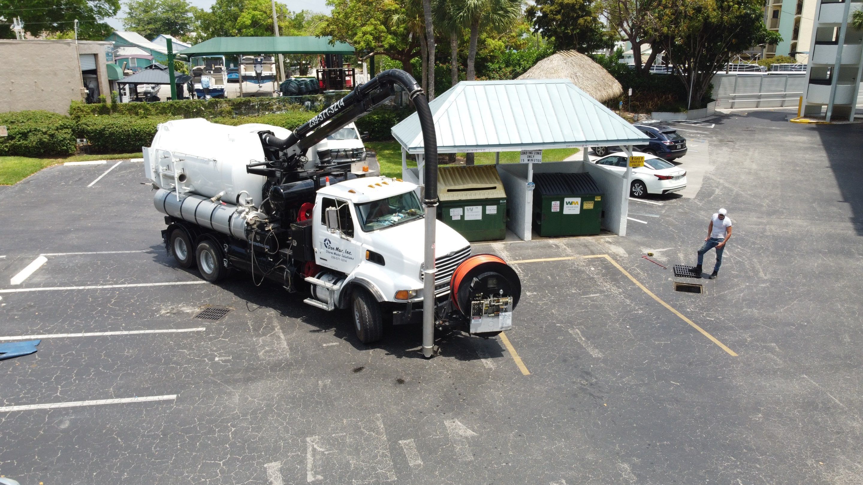 Marco Island Condo Stormwater System Maintenance by Don Mar, Inc. Storm Water Solutions