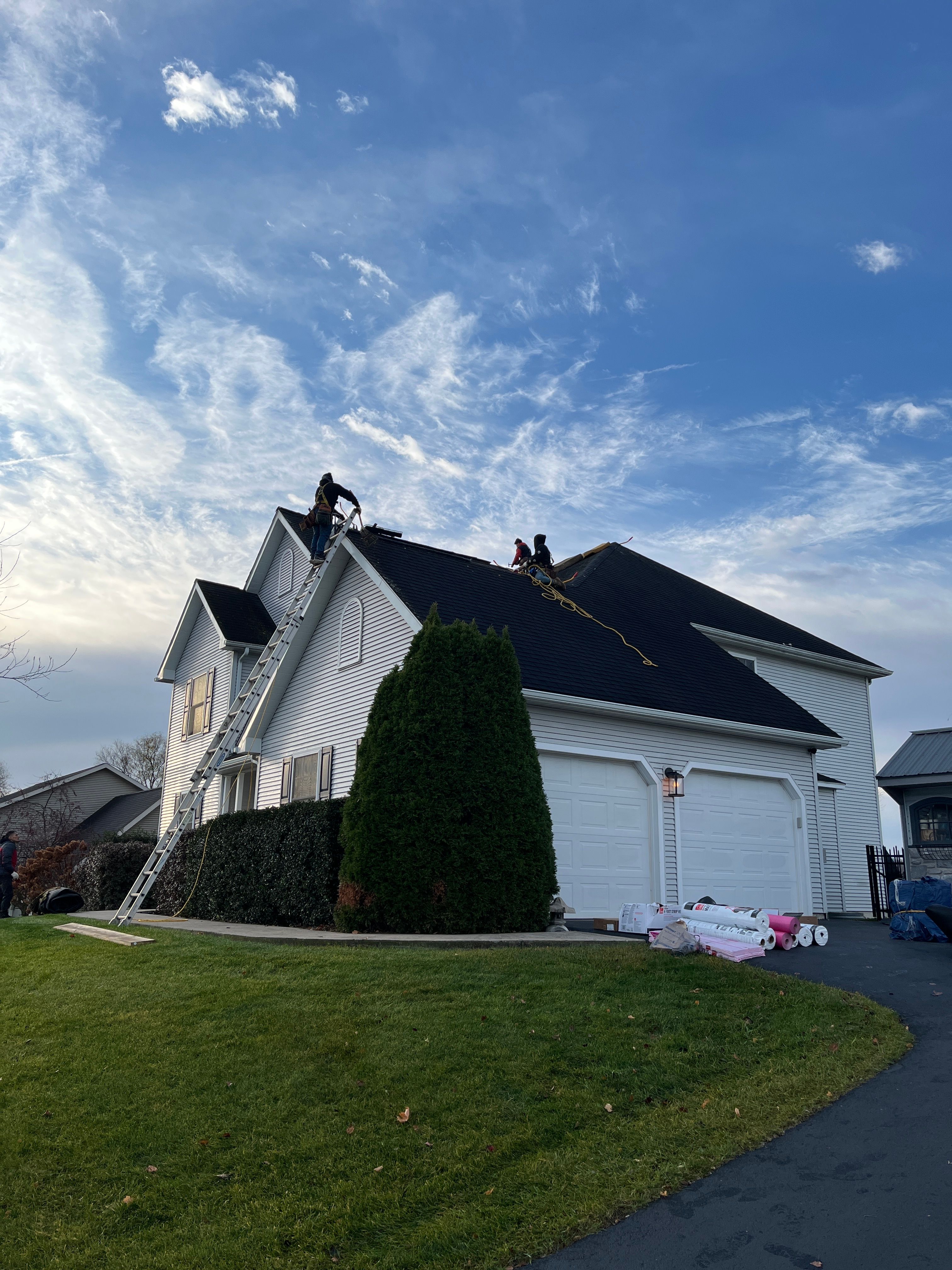 New Roof Installation using Owens Corning Duration Estate Gray by Starway Roof Systems