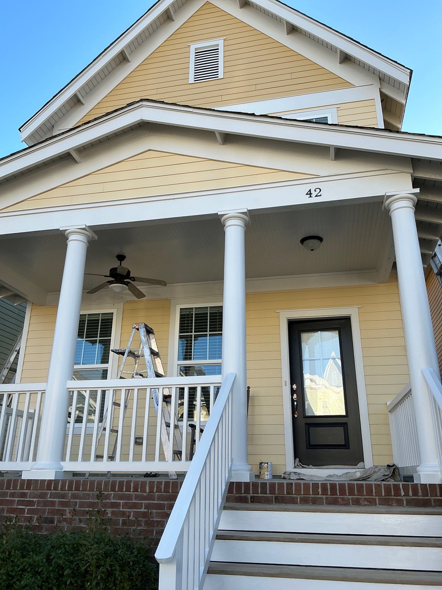 Exterior painting Chapel Hill NC G. Woods by GonzalezPainters & Contractors Inc 