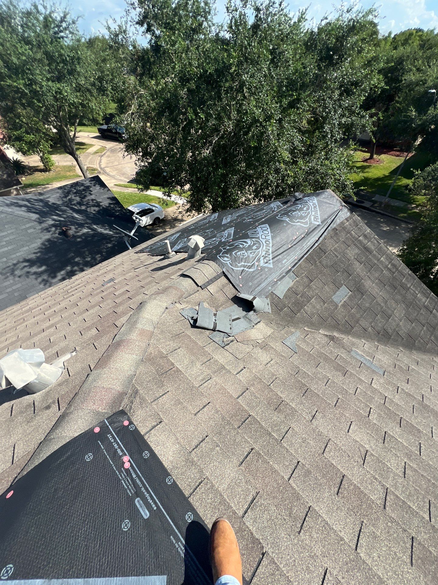 Residential Roofing Repair using Owen's Corning Duration (Lifetime) Shingles by Roof Repair Company