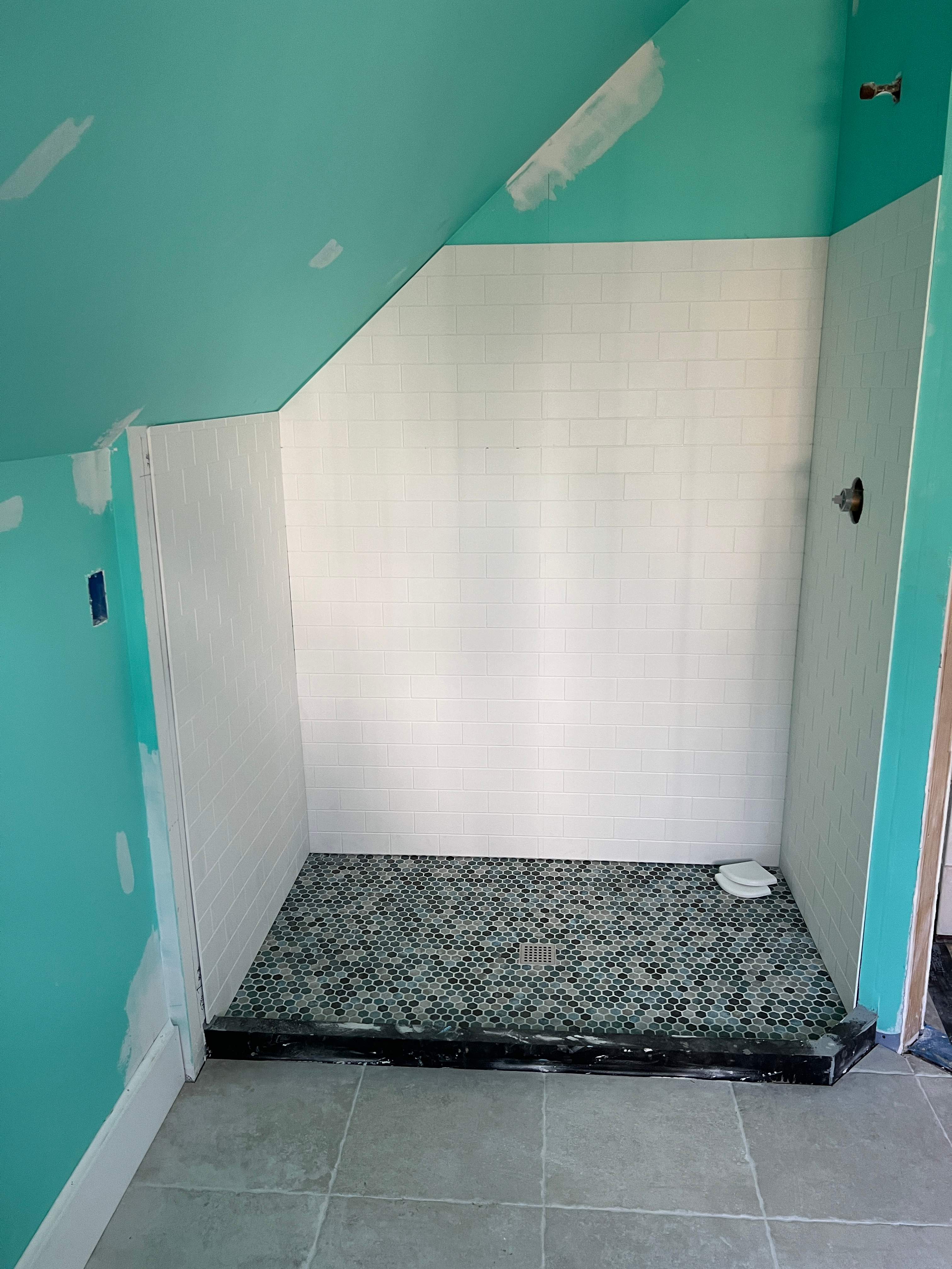 Bathroom Remodel w/ Swanstone Shower Walls & Slipper Tub by Chagnon Building & Remodeling LLC
