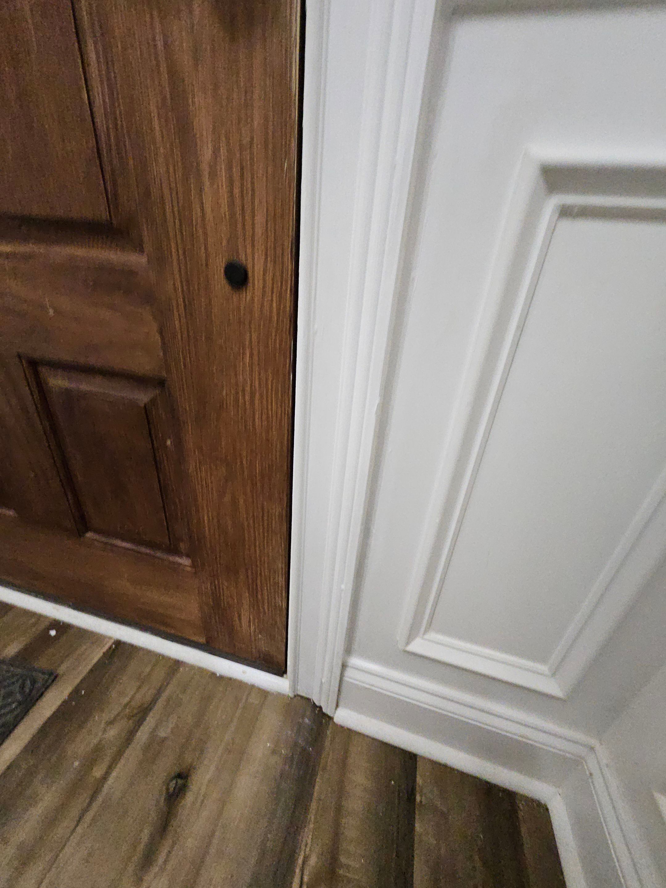 Drywall/door/frame repair and towel hanger installation by Swift Signings and Services LLC