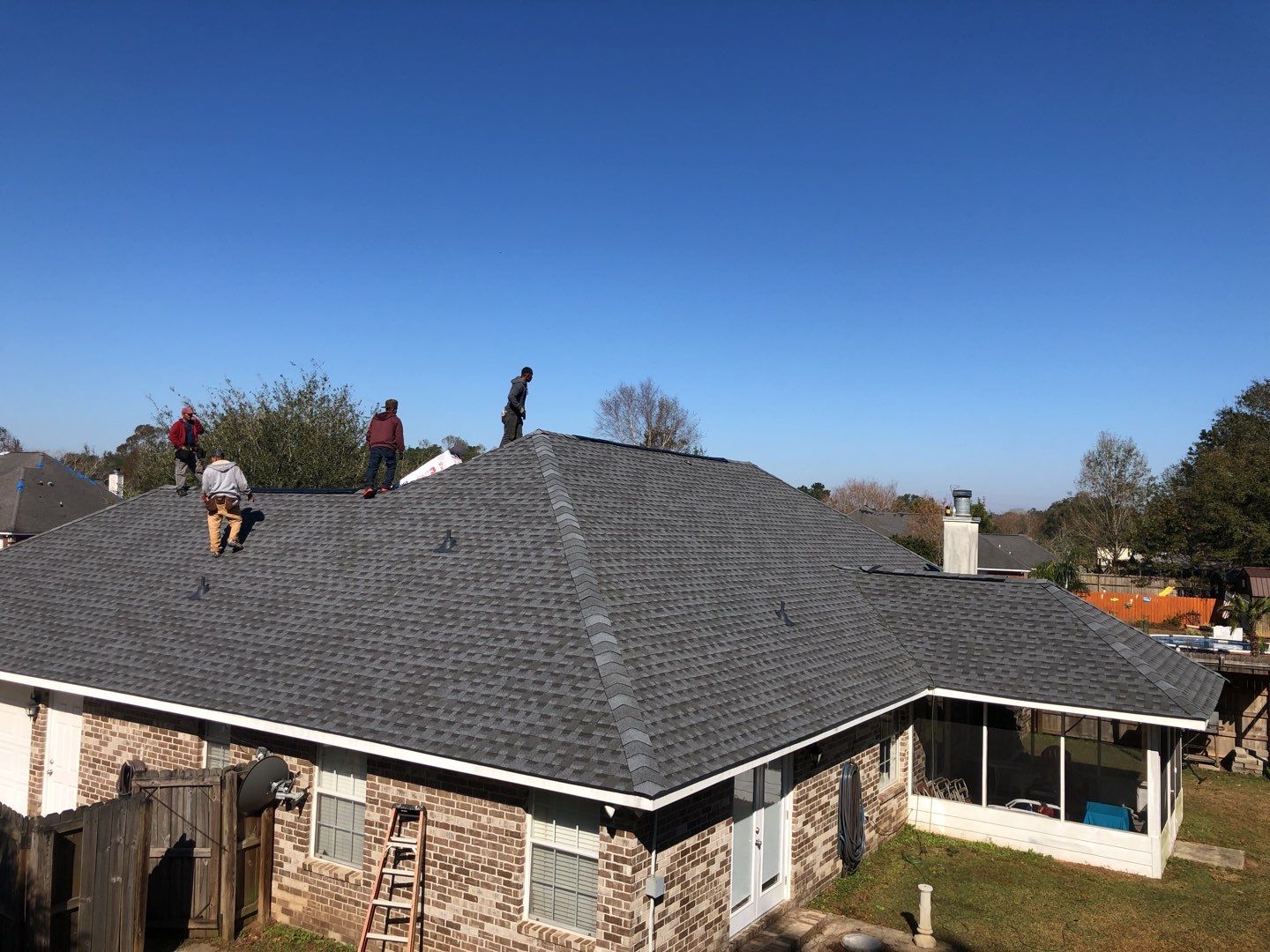 Residential Roofing Installation using Roof Replacement by American Roofing & Construction LLC