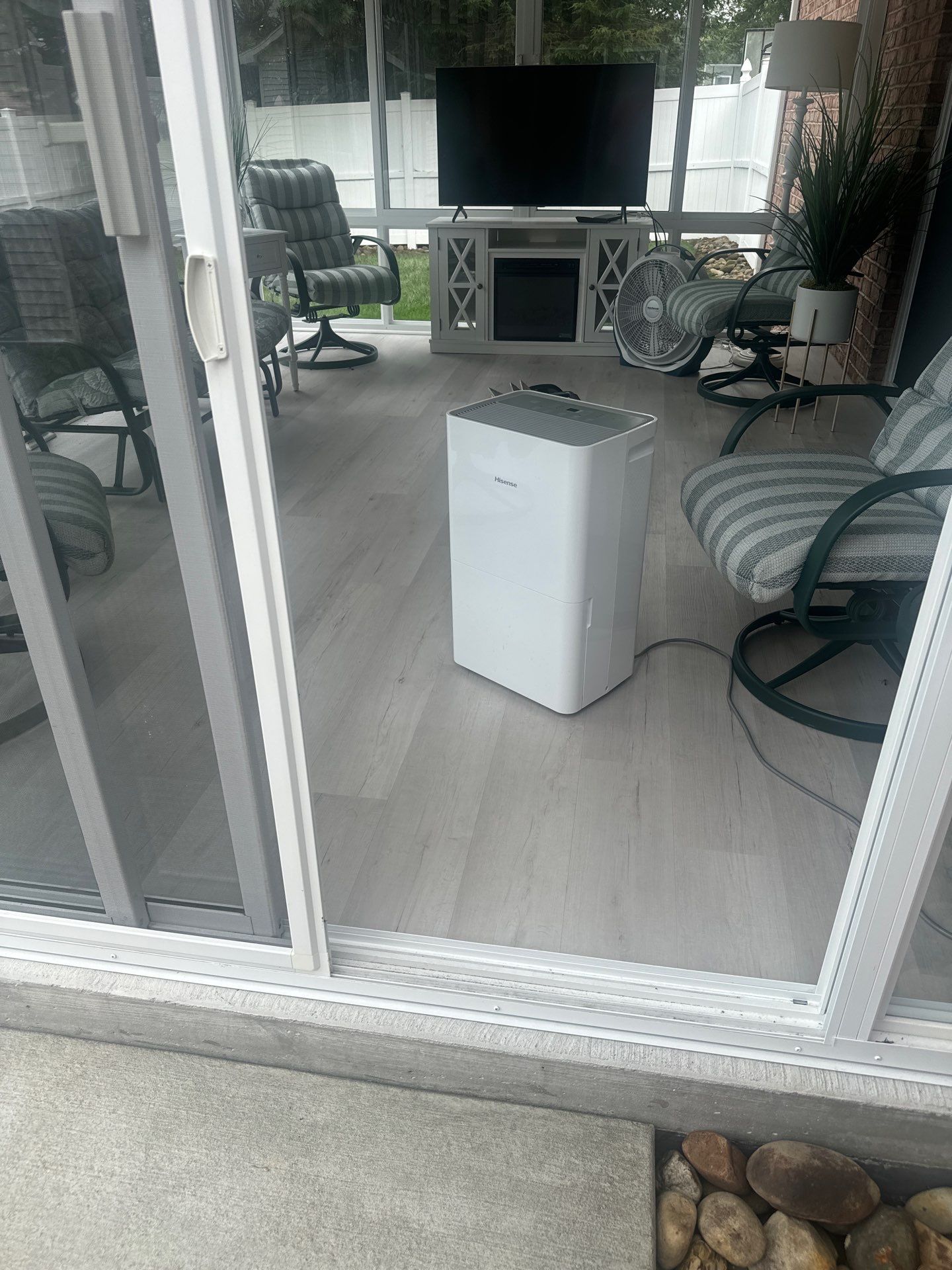 Garage + Sunroom Project in Follansbee by Floors in a Day, Inc