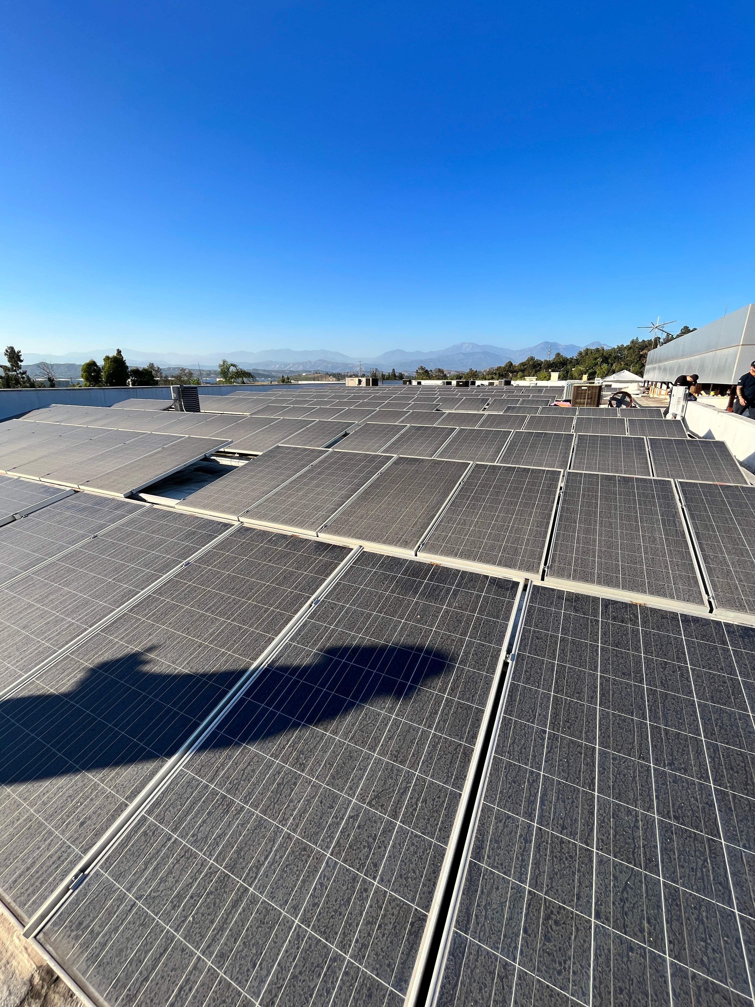 Commercial Solar Panel Cleaning in Diamond Bar, Ca by Palm Coast Solar Cleaning