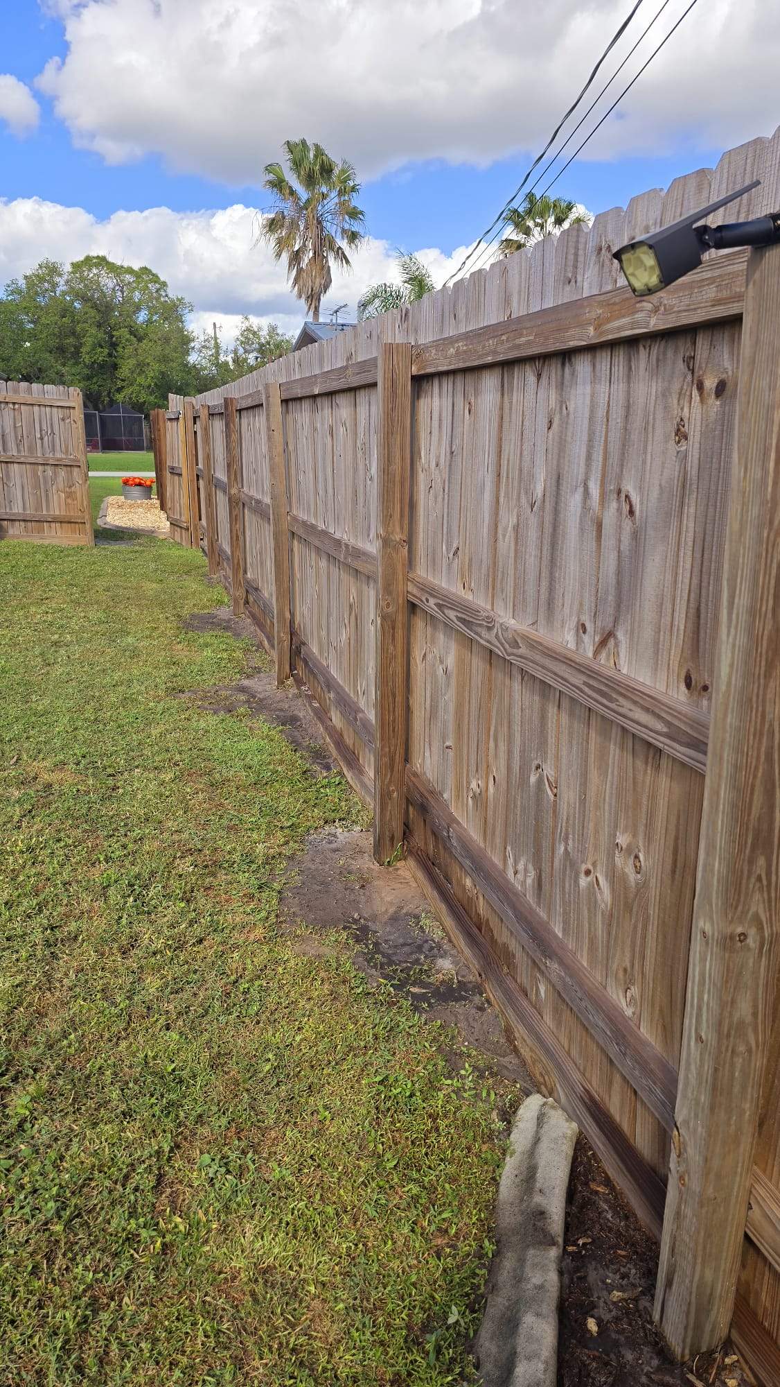 Residential Wood Privacy Fence Repair in Port Charlotte by True Fence LLC