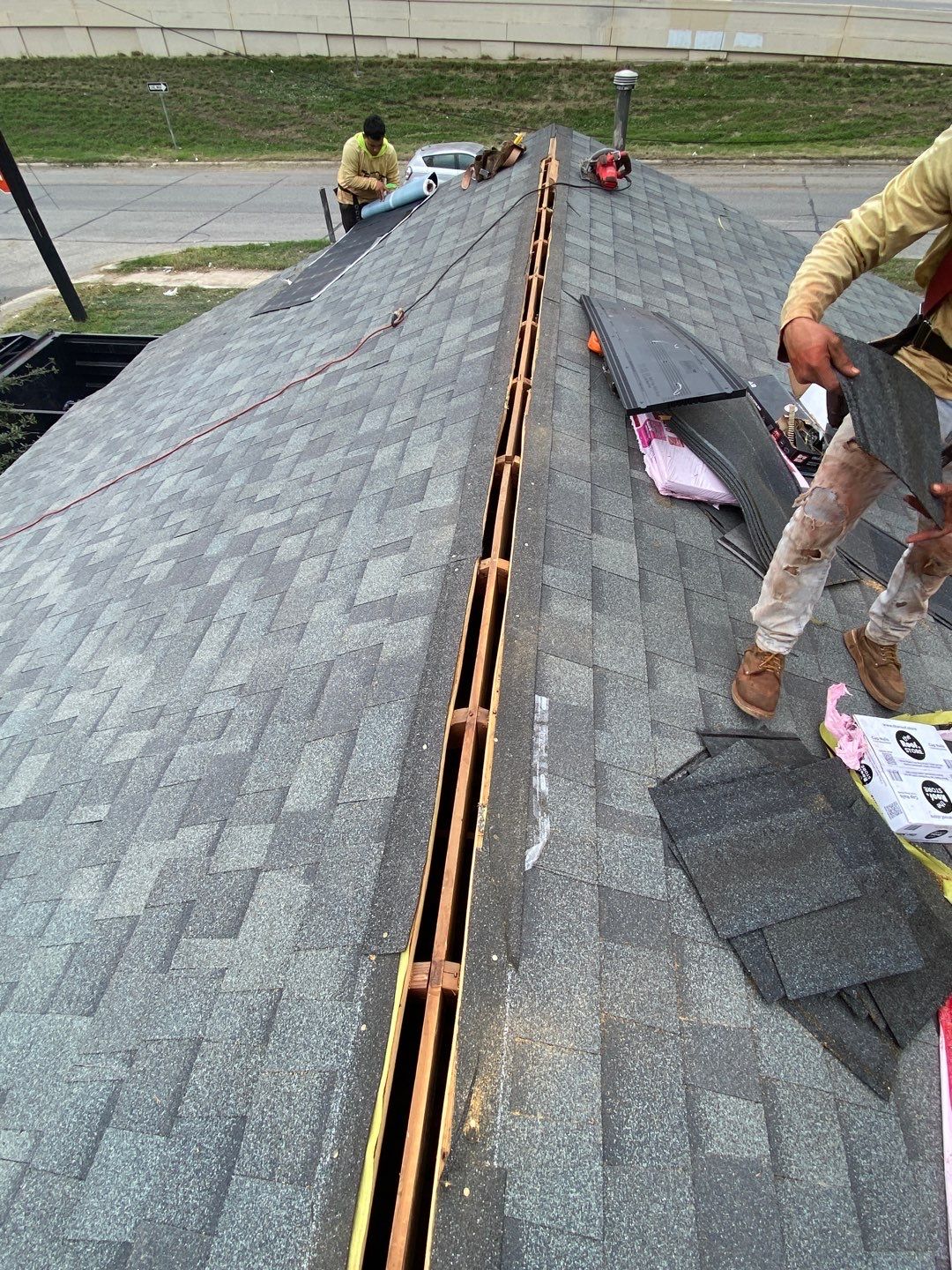 San Antonio Roof Project  by Bison Roofing  