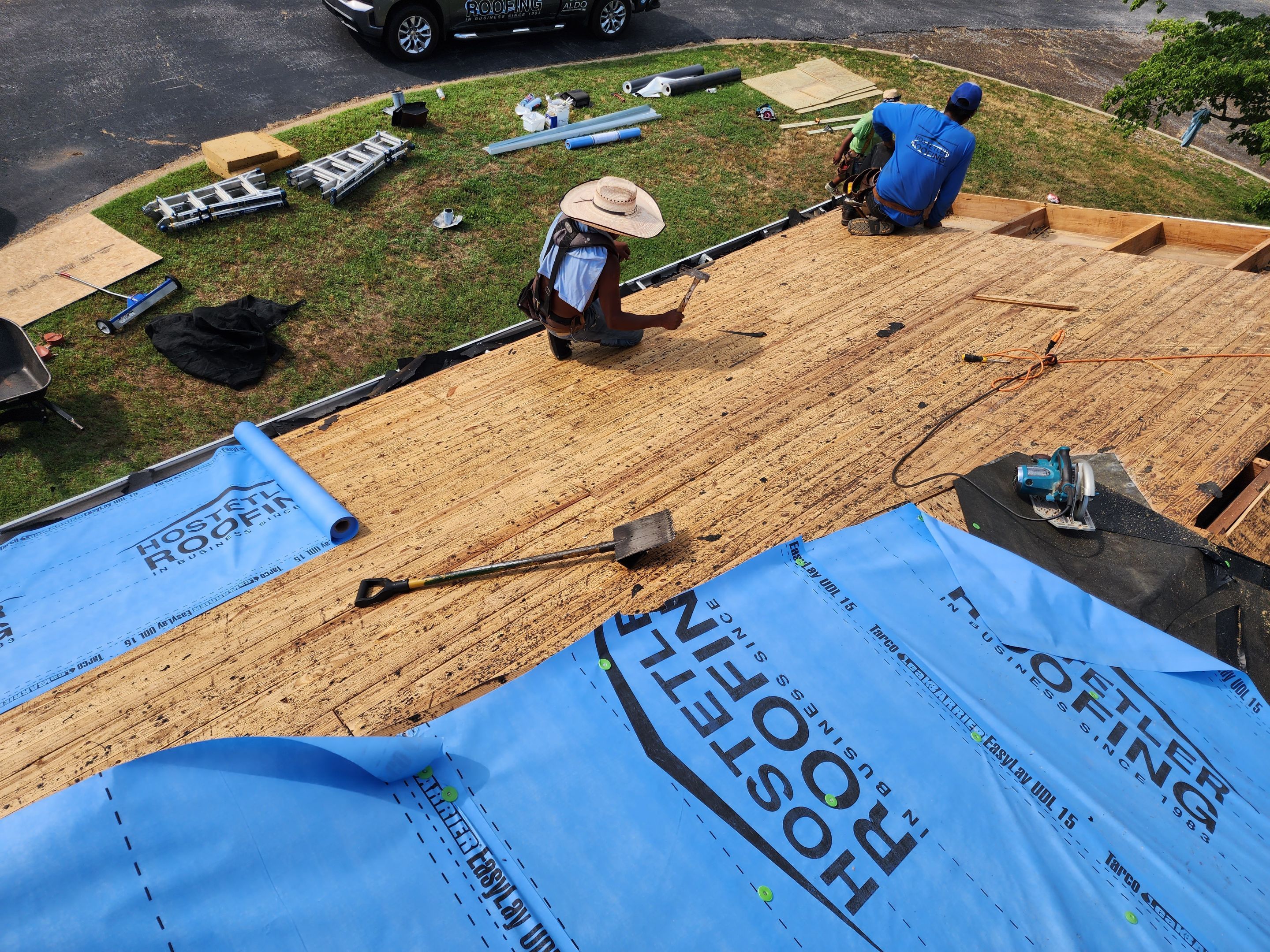 Residential Shingle Reroof using Malarkey Vista by Hostetler Roofing