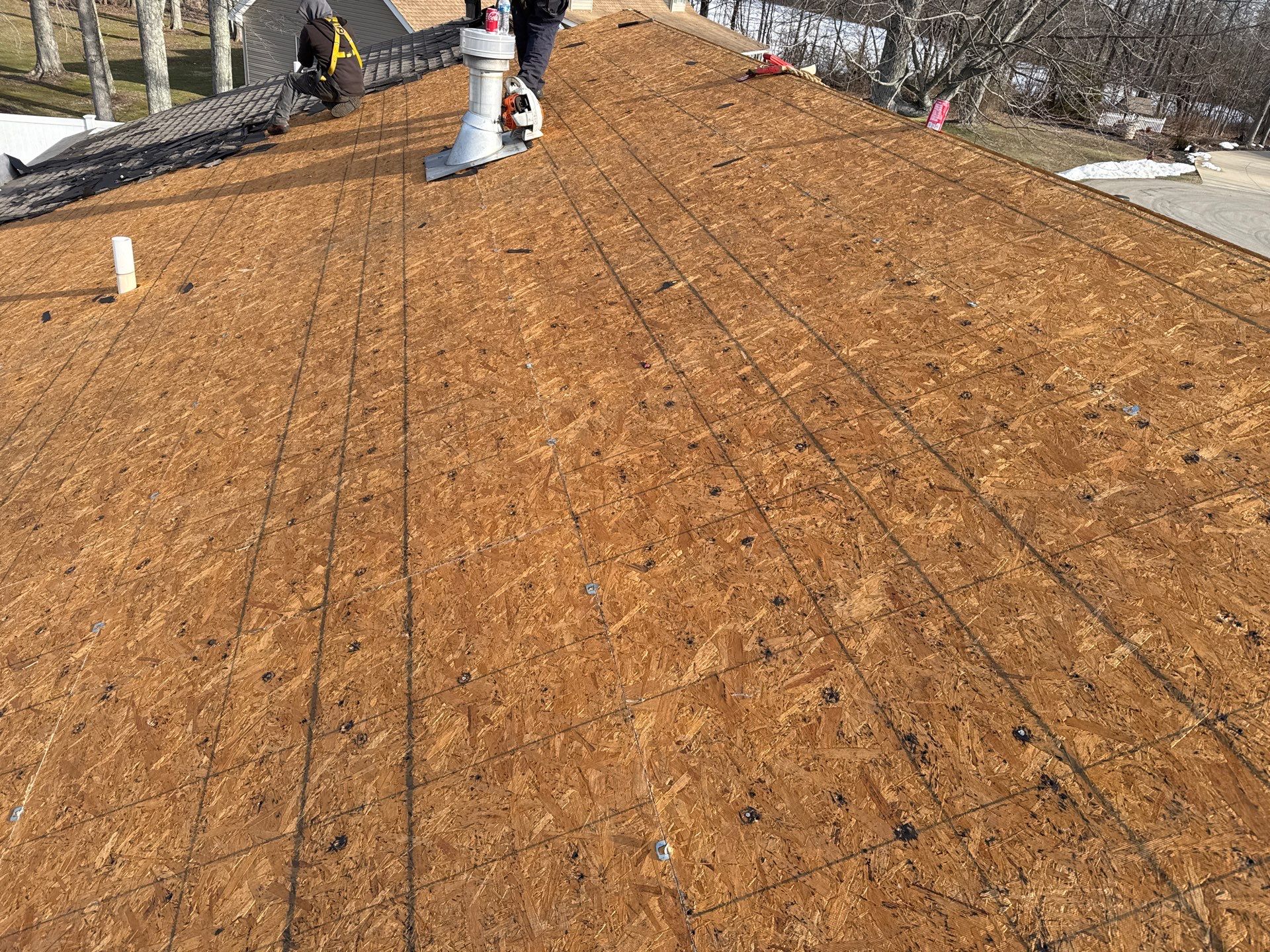 Residential Roofing Installation using Timberline HDZ Shingles - Williamsburg Slate by RoofX 