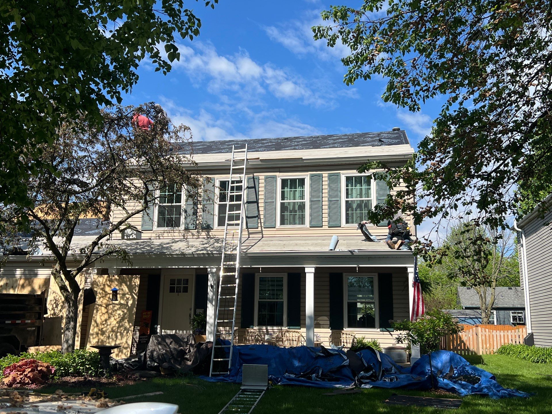 Residential Roofing Installation using Owens Corning  by Perfect Exteriors Inc. 