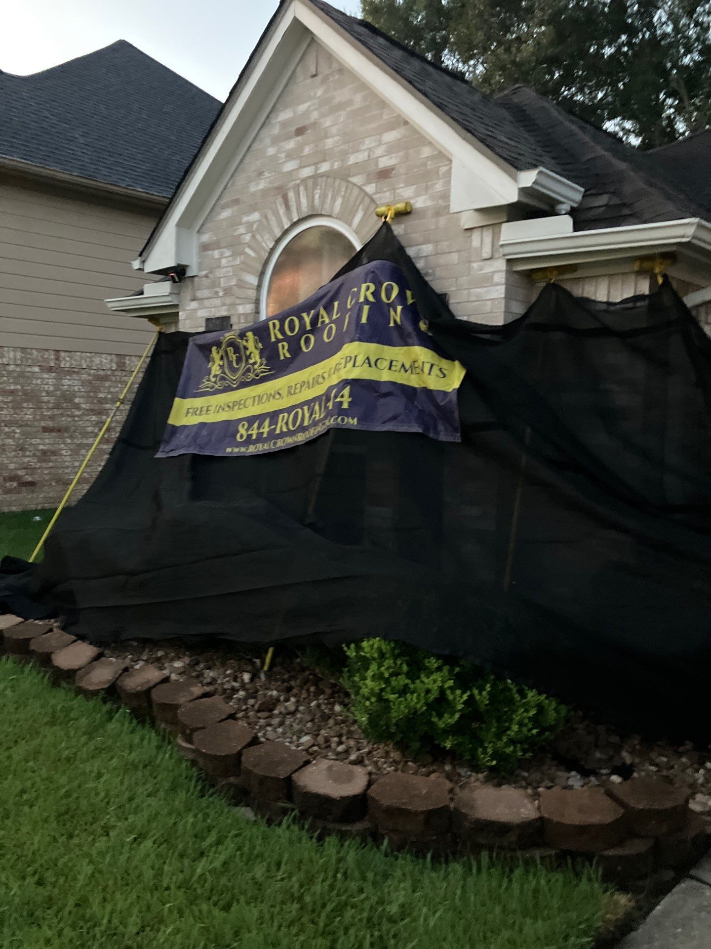 Project in Spring by Royal Crown Roofing 