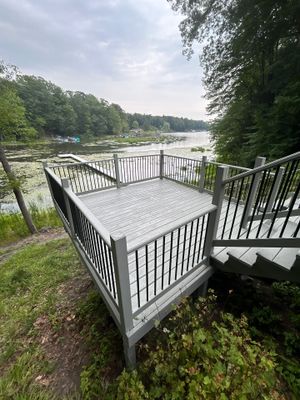 Exterior Deck using solid stain