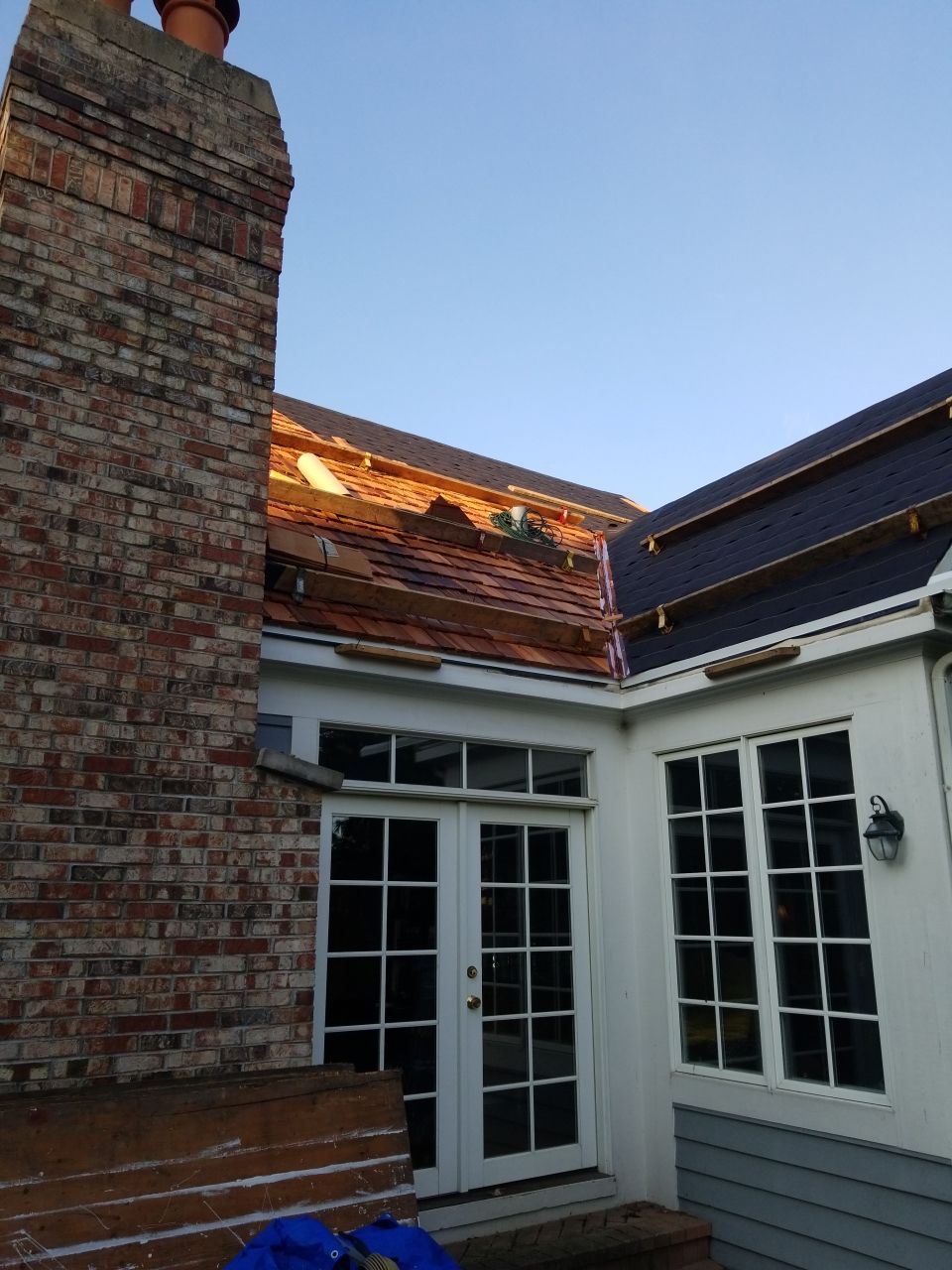 Cedar Roof Installation in Lake Forest by Custom Installations, Inc.