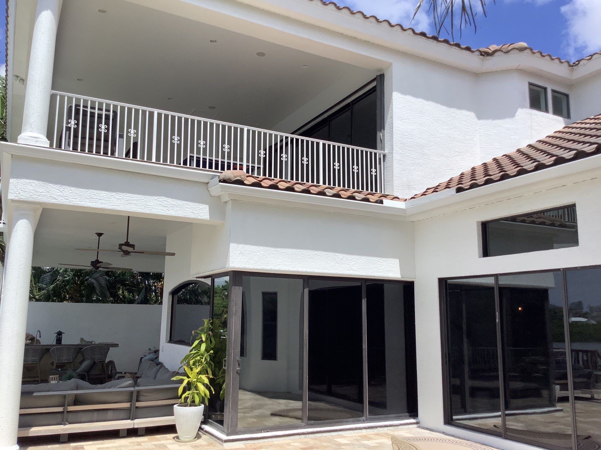 Custom Downspouts with Splash Guards in Sarasota FL by Gutter Professors