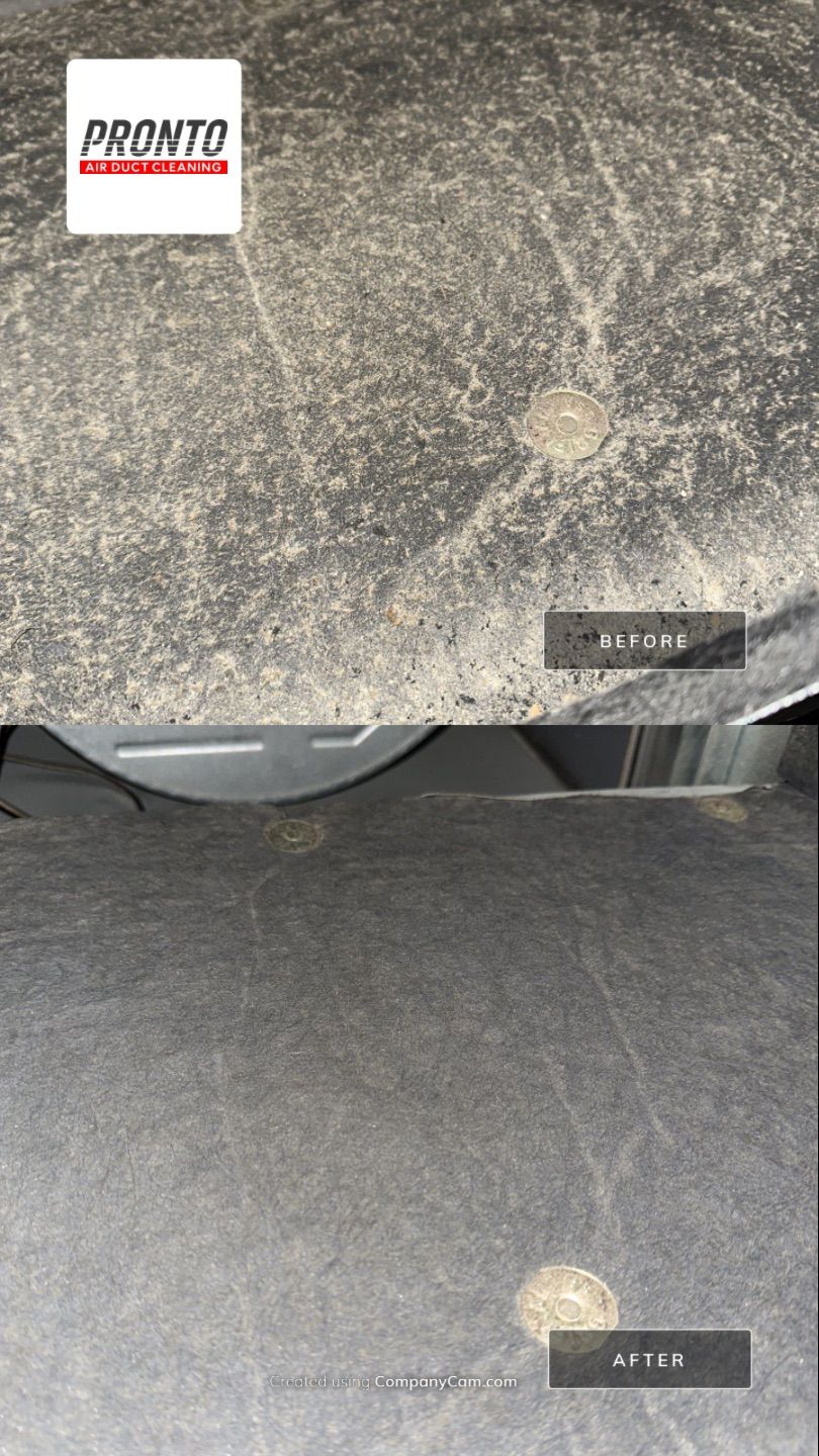 Air duct cleaning using Hypervac by Pronto Air Duct Cleaning