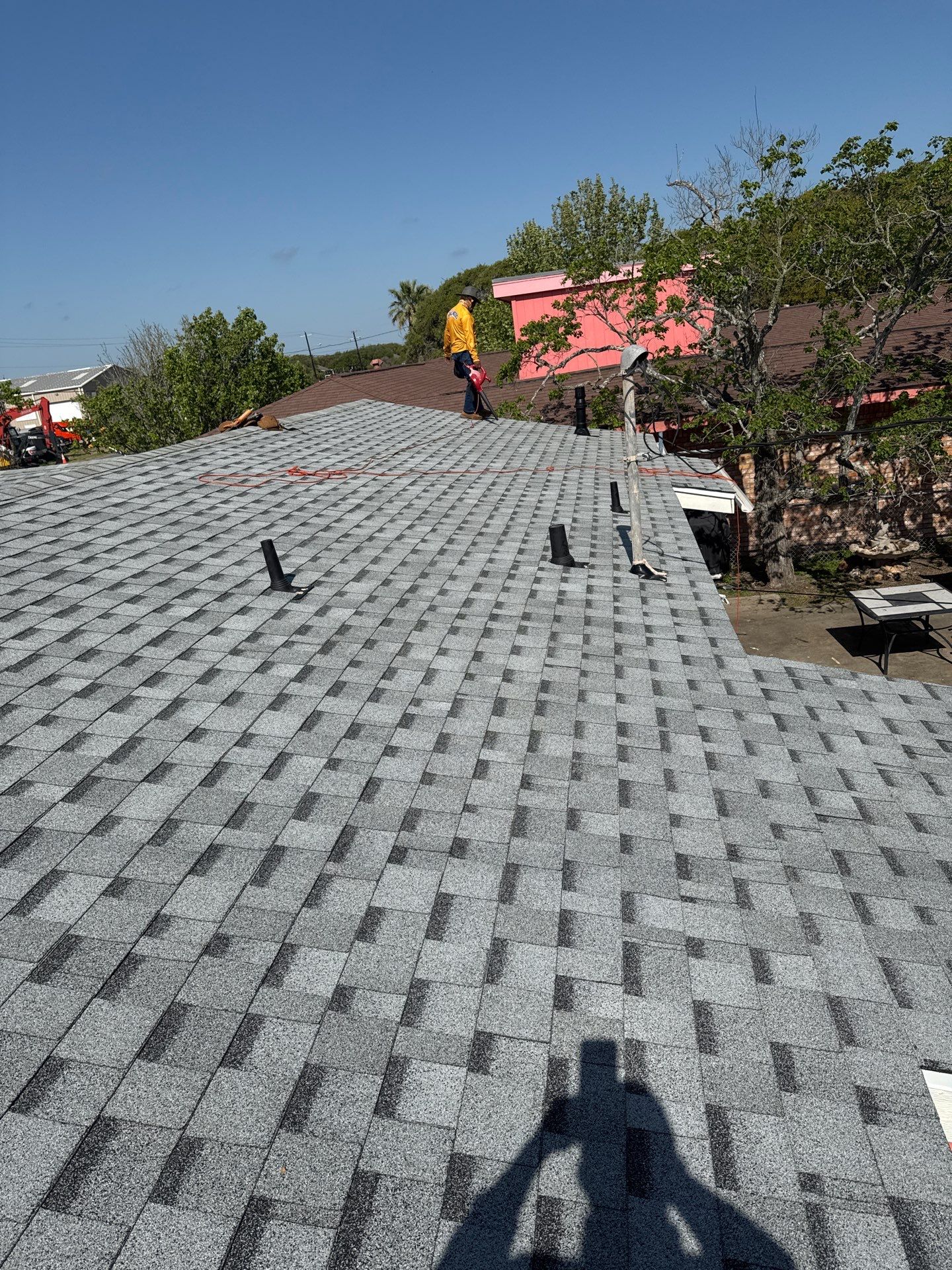 Perfectly Pink in Rockport Texas by Bayfront Roofing and Construction