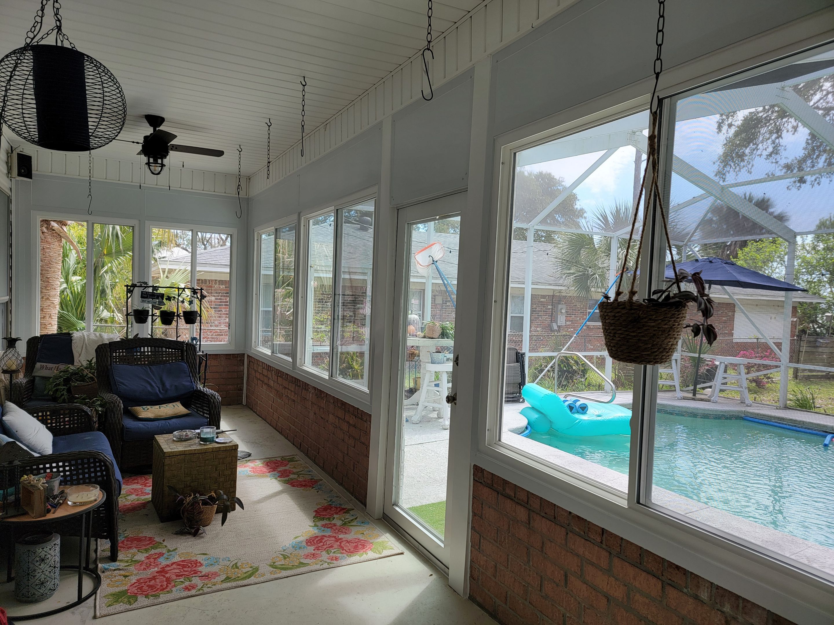 Poolside Glass Under in Navarre by Titan Sunrooms