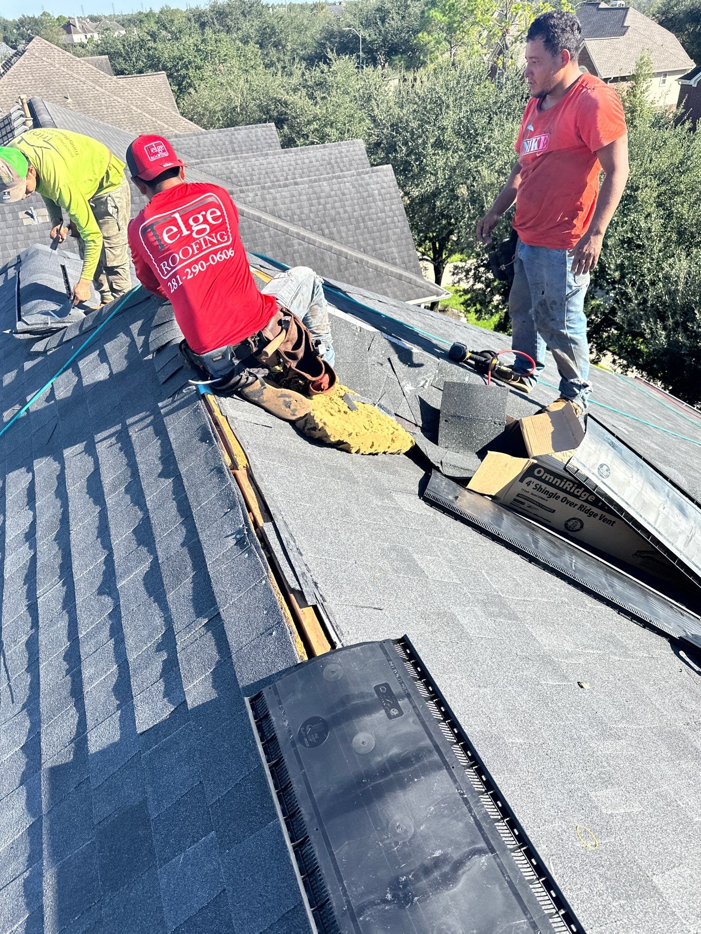 Project in Pearland by Motion Roofing