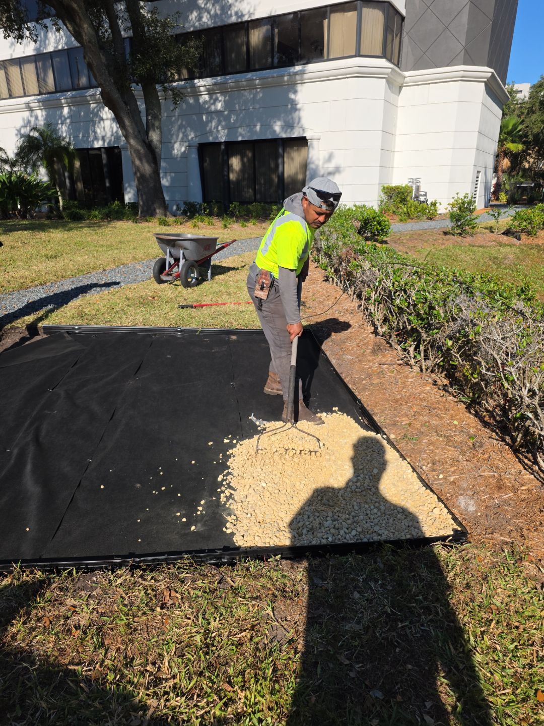 Marriott Hotel | Smoking Area Landscaping by ProGreen Services