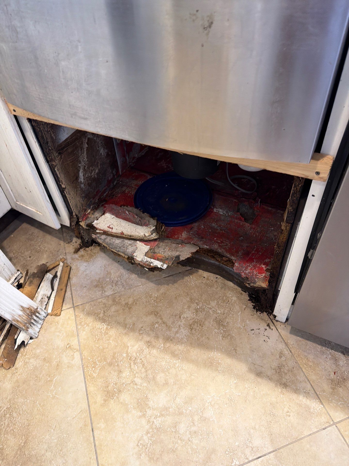 Kitchen Water Damage Restoration and Cabinet Mitigation on Ocean Blvd by SuperClean