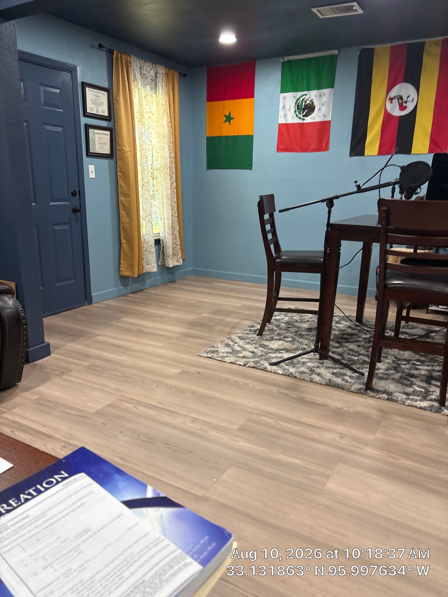 Home Office and Recording Studio Flooring Upgrade in Campbell by CompanyCam Sales Demo