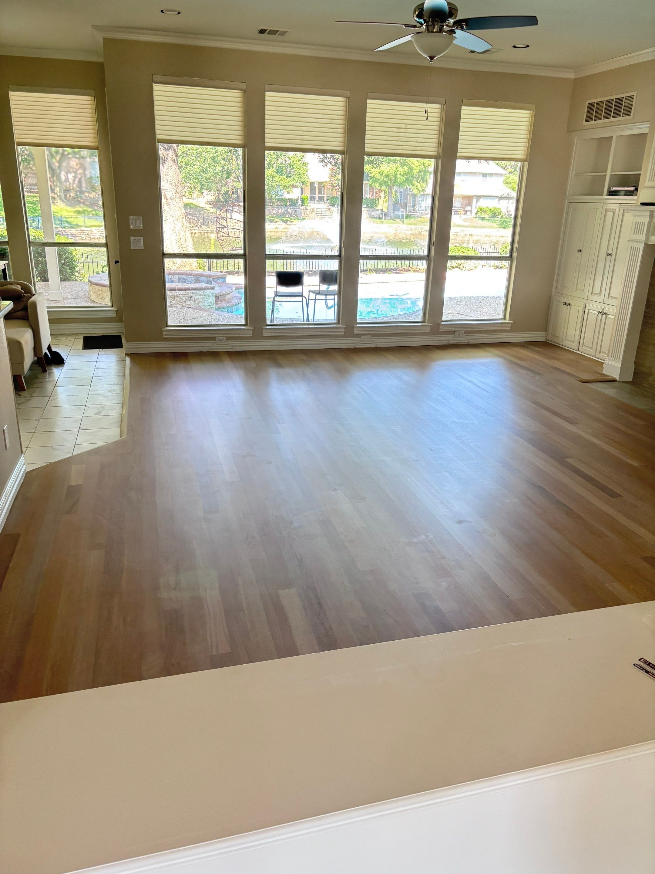 From Traditional Dark to Heavenly White by Bernard Hardwood Floors