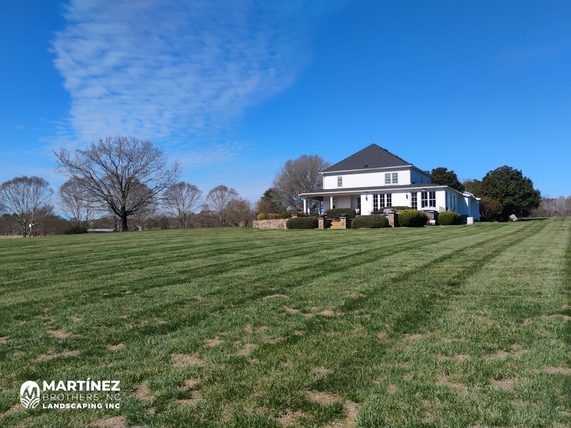 Lawn restoration in Bahama by Martinez Brother’s Nc Landscaping Inc