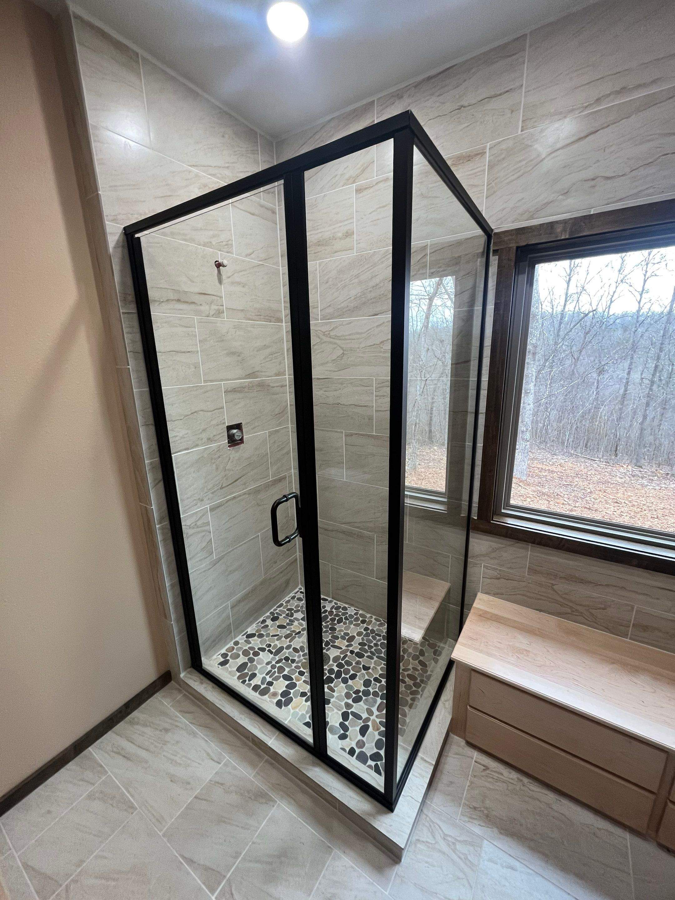 Shower Pictures by Custom Glass Service