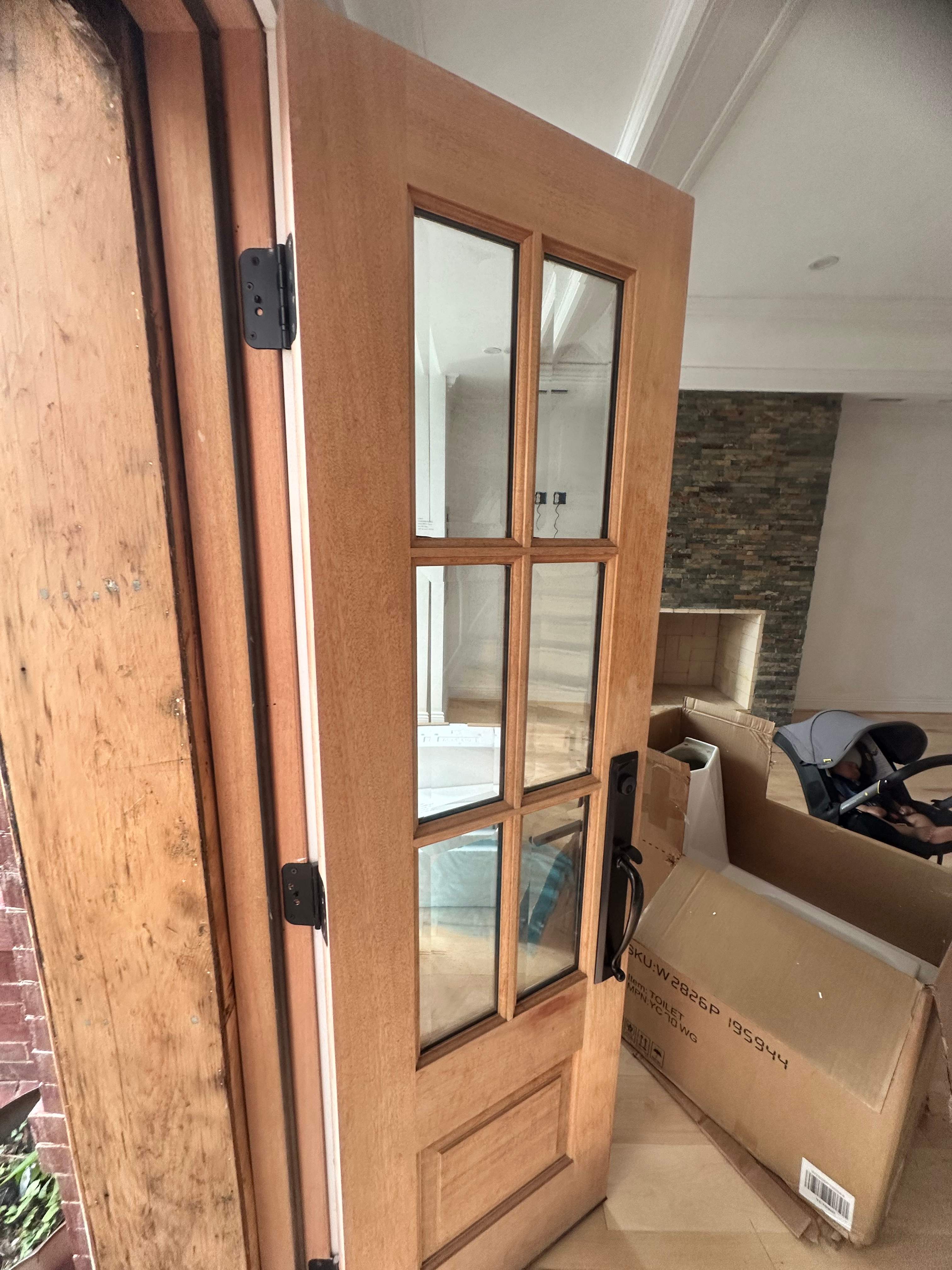 Historic Home- 100+ Year Old Wood Door Restoration by C & V PAINTING SERVICES LLC