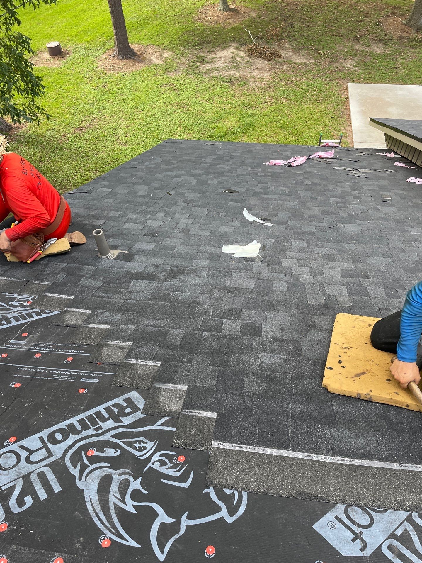 Residential Roofing Installation using Owen's Corning Duration (Lifetime) Shingles by Roof Repair Company