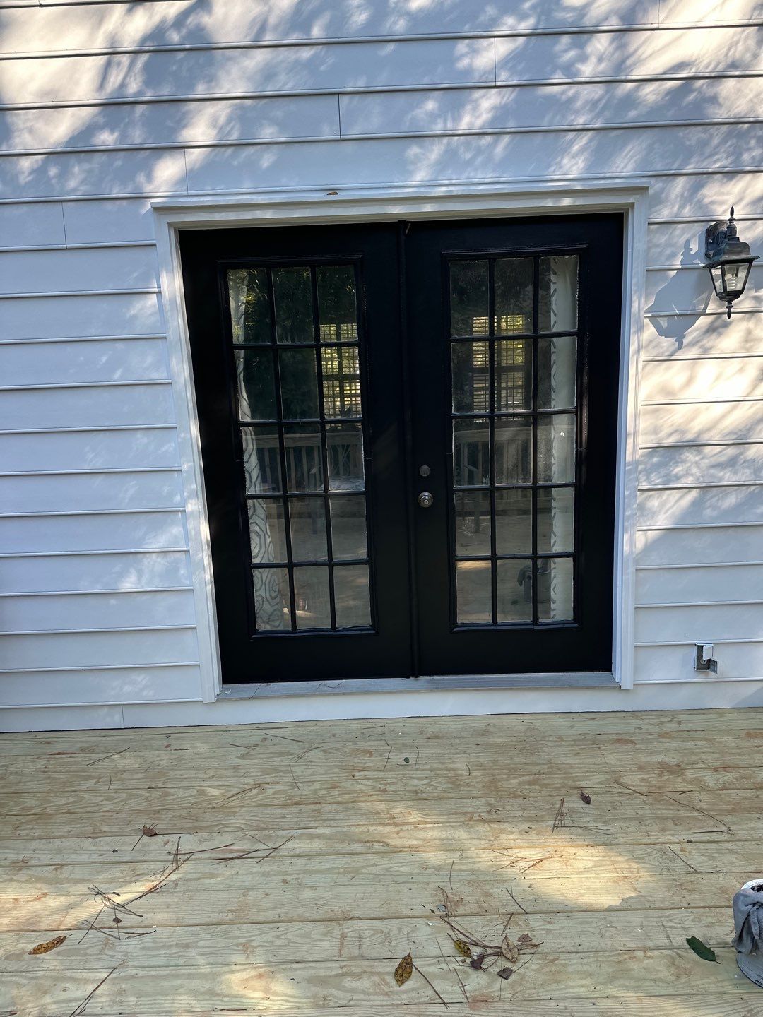 James Hardie Siding Replacement and Custom Deck Construction in Cary by The Remodeling Company