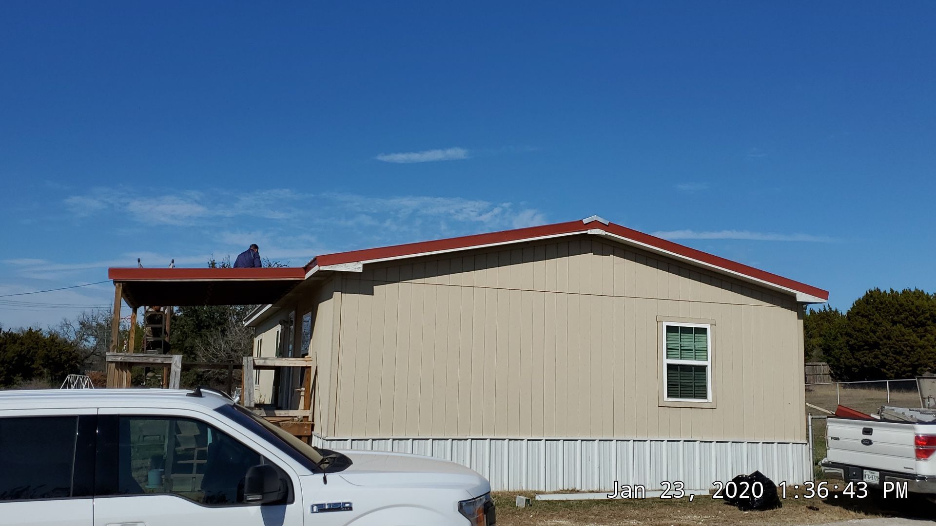 Residential Roofing Installation using PBR Metal Roof by Harvey Roofing & Construction