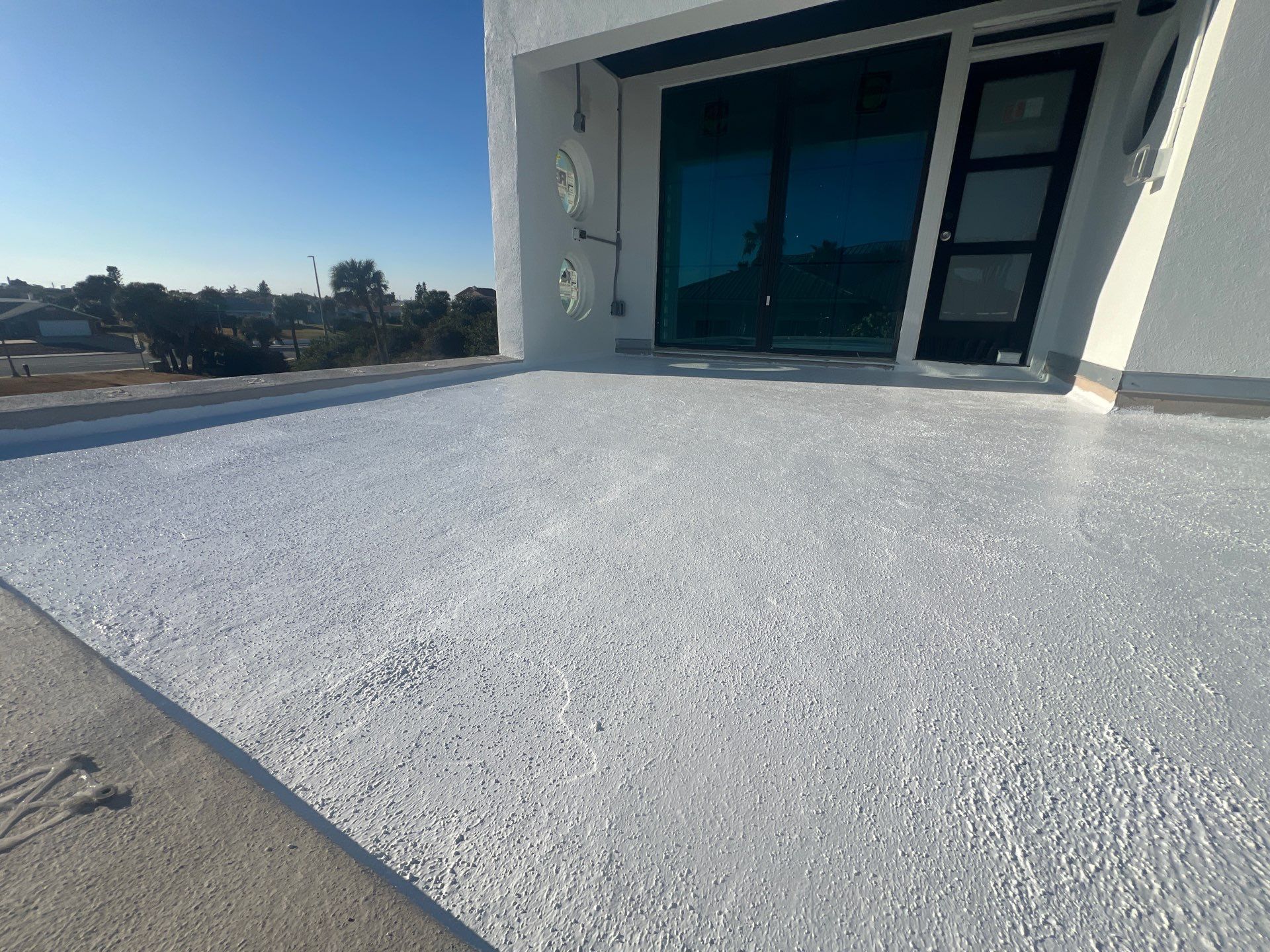 Flat Reroof Replacement Daytona Beach FL by Pinnacle Roofing Group