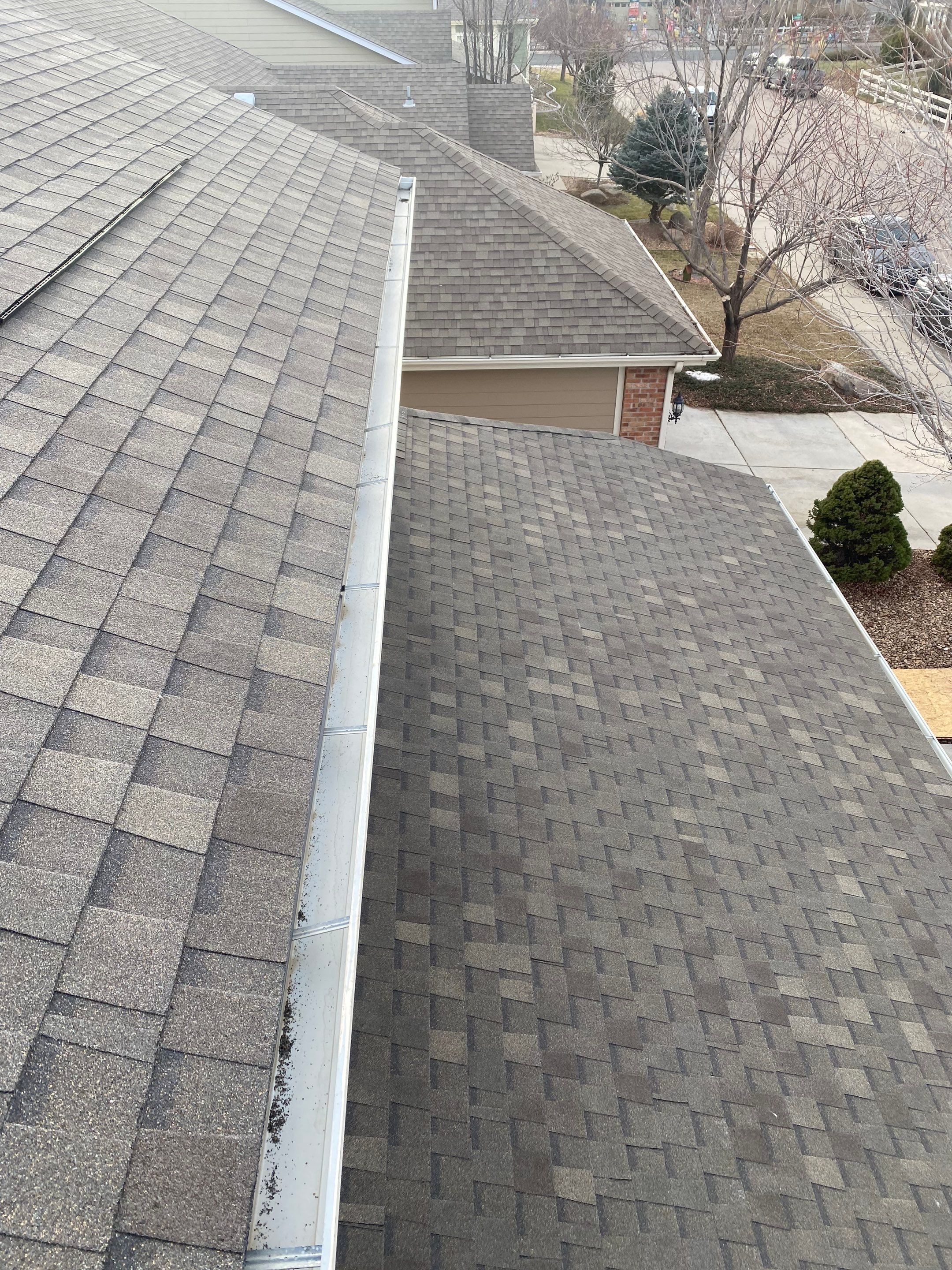 Resdiental Hail Damage Roof Replacement using Atlas Pinnacle Class 4 Impact Resistant "Weathered Wood" color by Black Belt Roofing