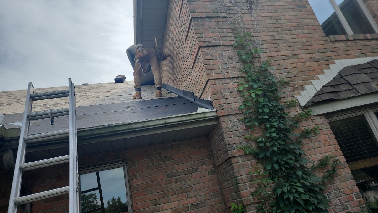 Residential Roofing Repair using GAF Timberline HDZ Shakewood by Nitro Roofing and Construction