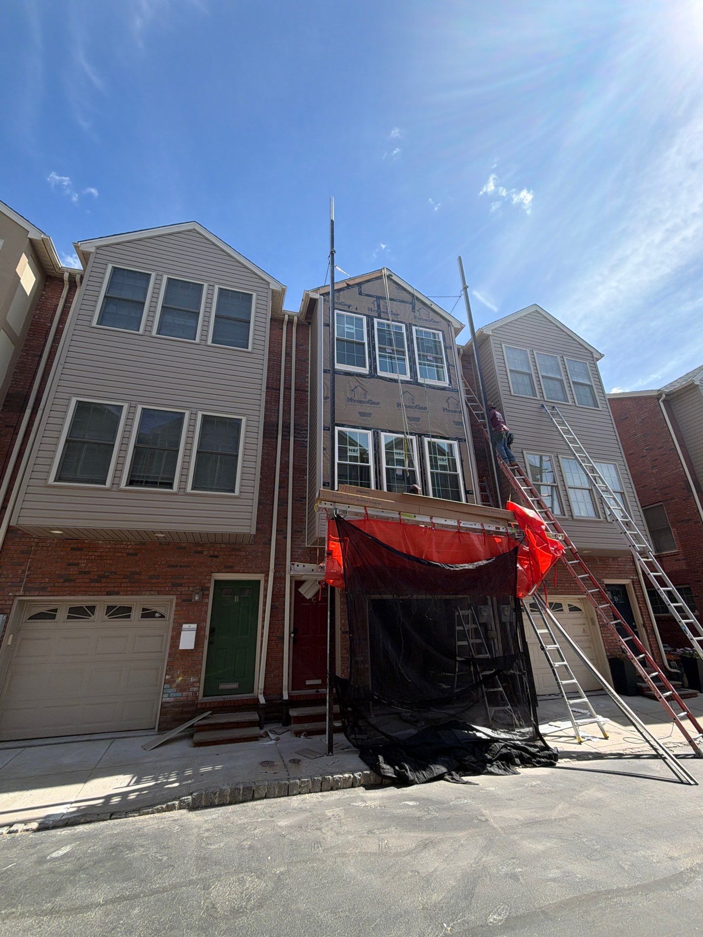 Stucco remediation and structural framing Project in Philadelphia, Pennsylvania by Philadelphia Quality Roofing