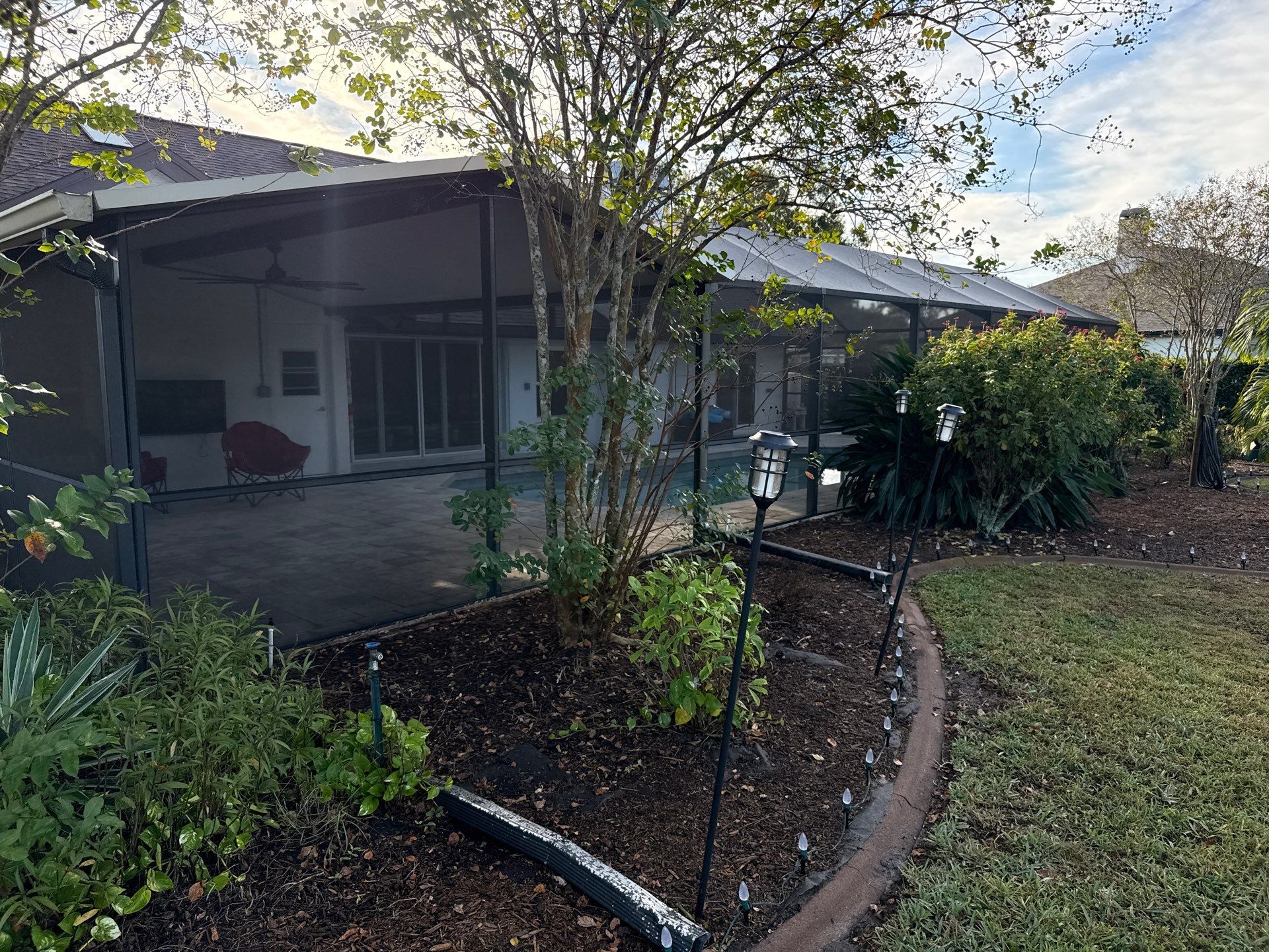 Paver Pool Deck & Screen Enclosure Cleaning | River Wilderness, Parrish FL by Sunshine AquaWash