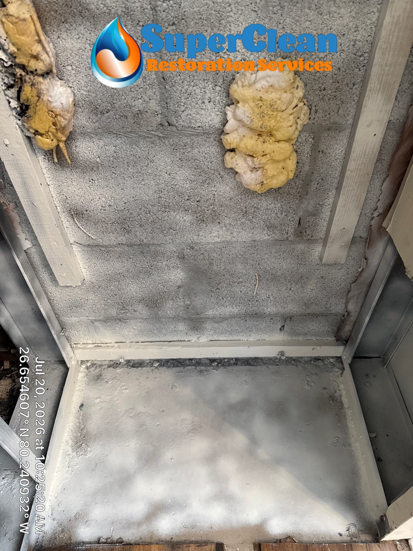 Professional Mold Remediation and Interior Water Damage Restoration in Wellington by SuperClean