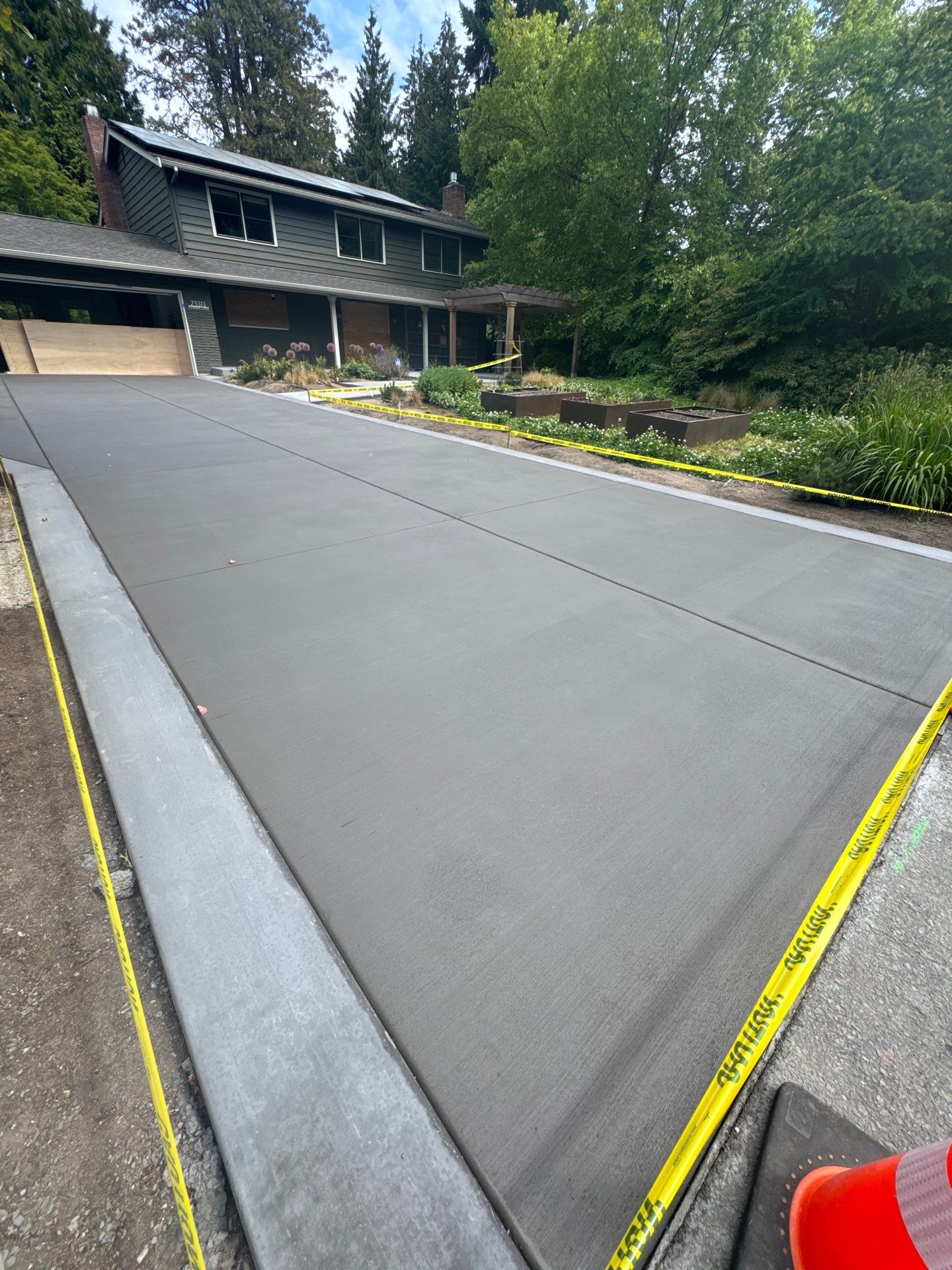 Concrete Driveway Makeover | Edmonds  by Jireh Asphalt & Concrete Inc 