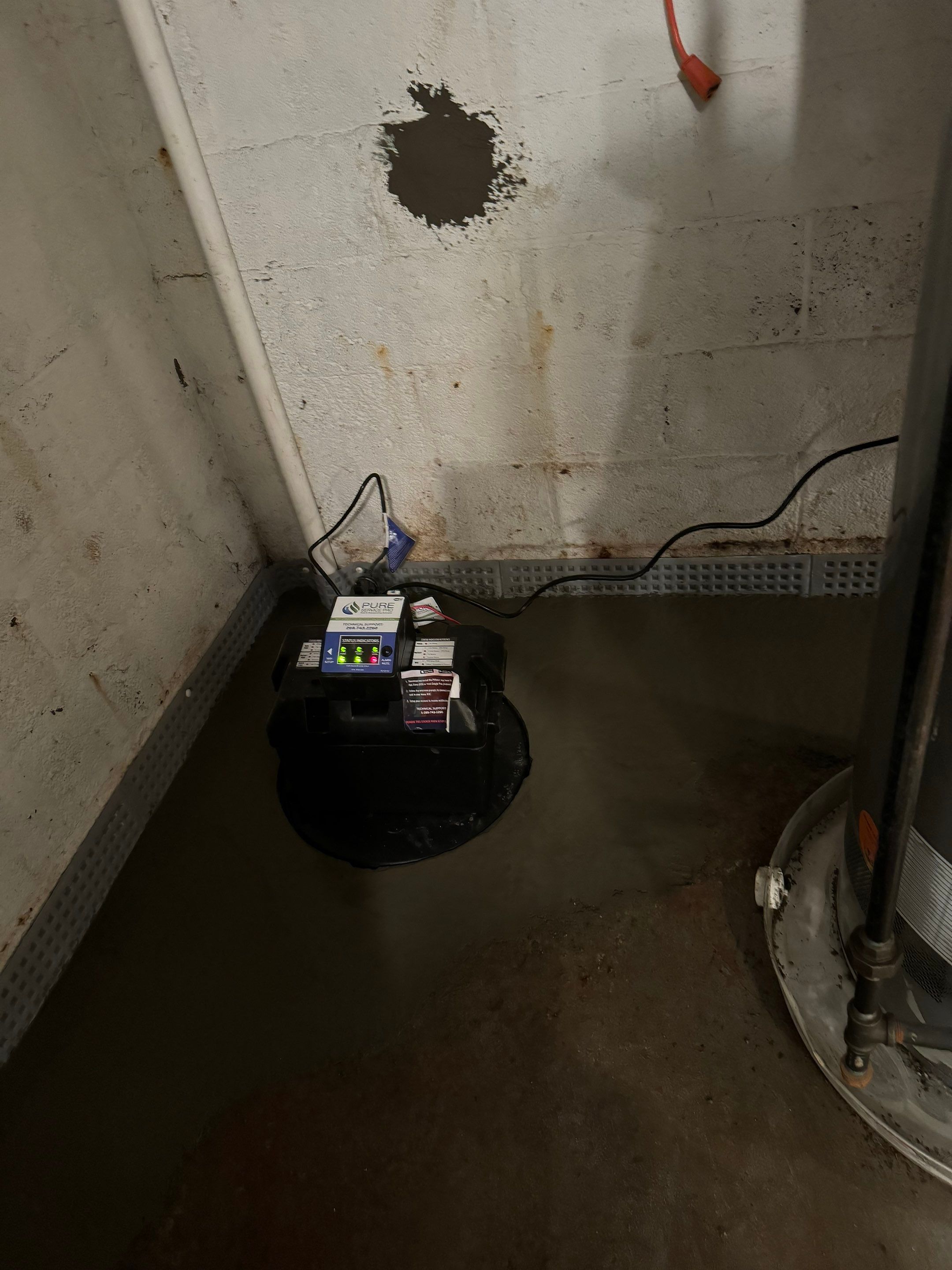 Interior French Drain Livingston NJ by Pure Service Pro, LLC 