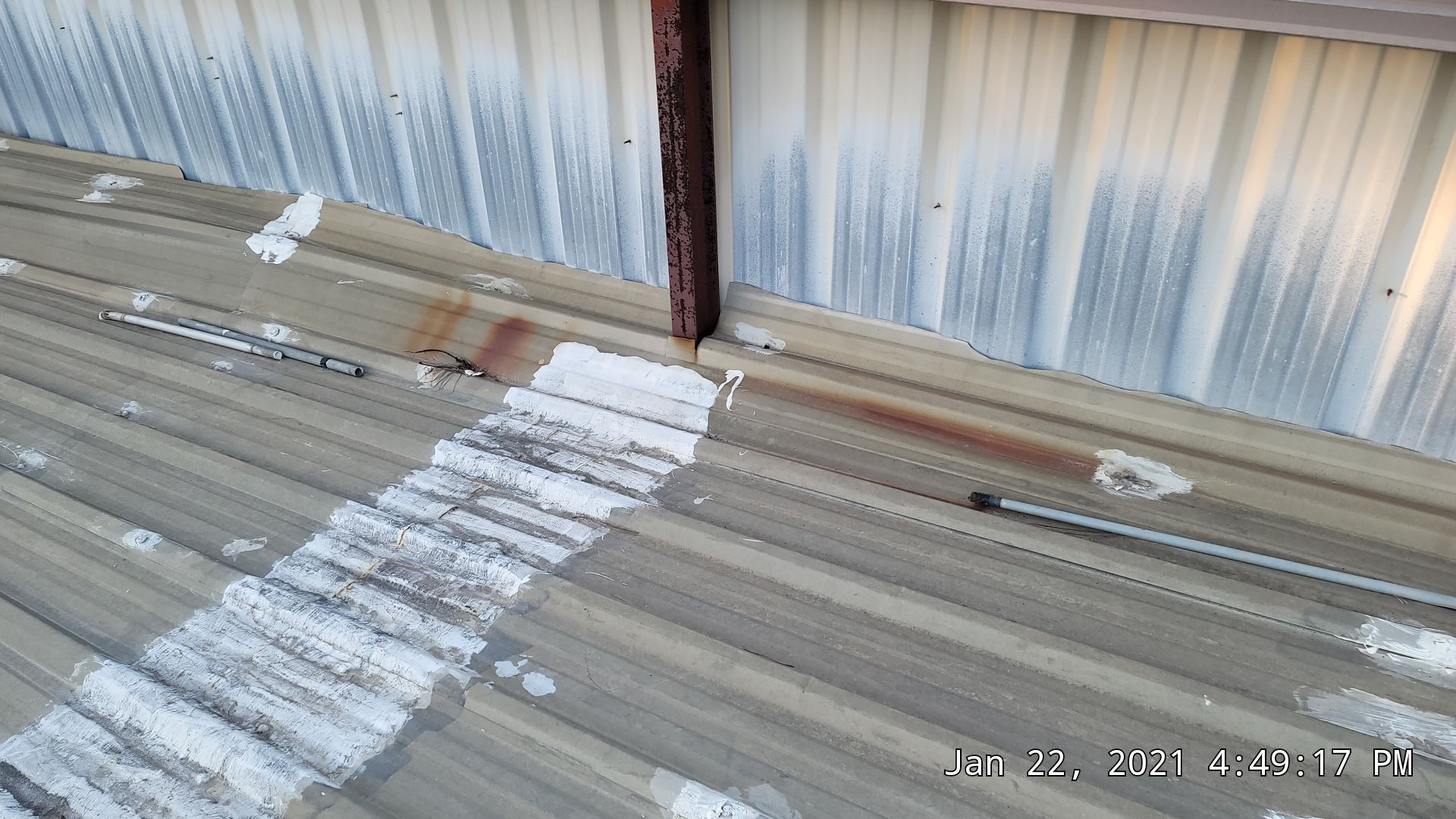 Commercial Roofing Installation using Aldocoat Coatings by Hostetler Roofing