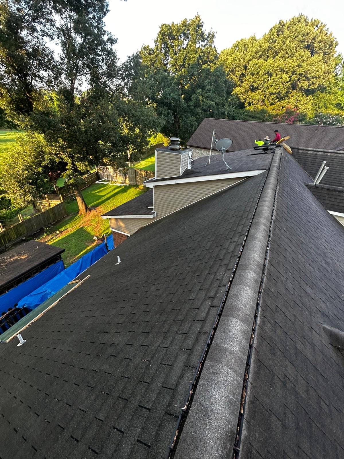 Residential GAF Timberline HDZ Roof Replacement in Cordova, TN by Revival Roofing Services